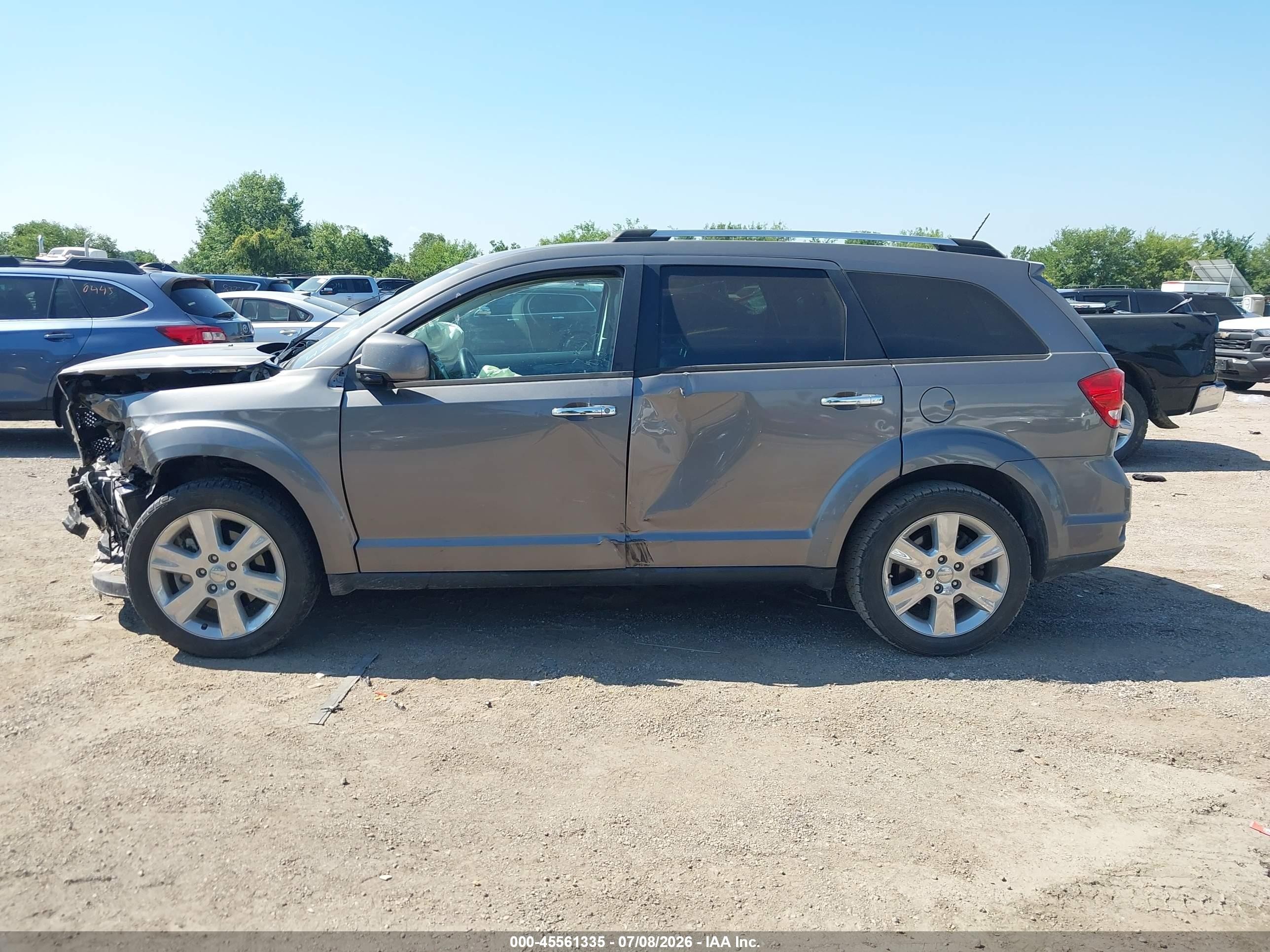 2013 Dodge Journey Crew Gray vin: 3C4PDCDG9DT716187