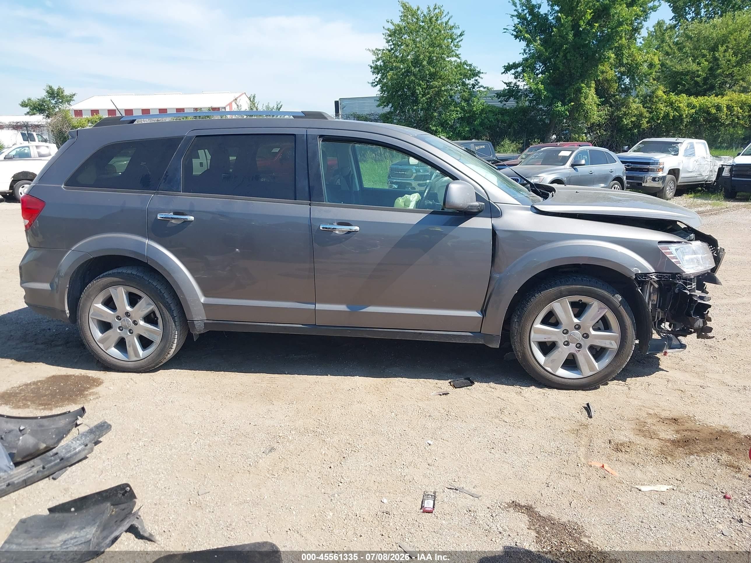 2013 Dodge Journey Crew Gray vin: 3C4PDCDG9DT716187