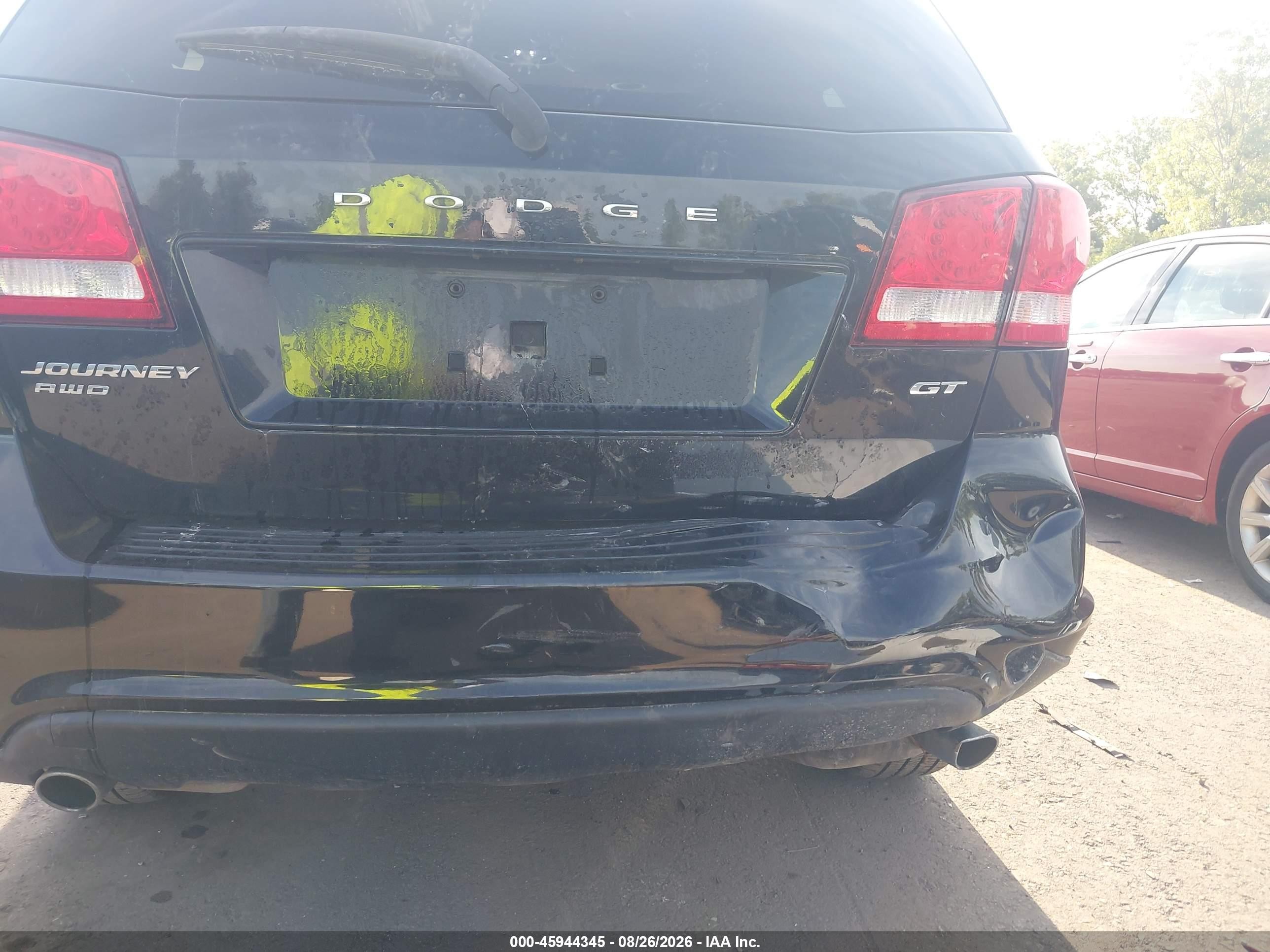 2012 Dodge Journey Crew Black vin: 3C4PDCDGXCT304889