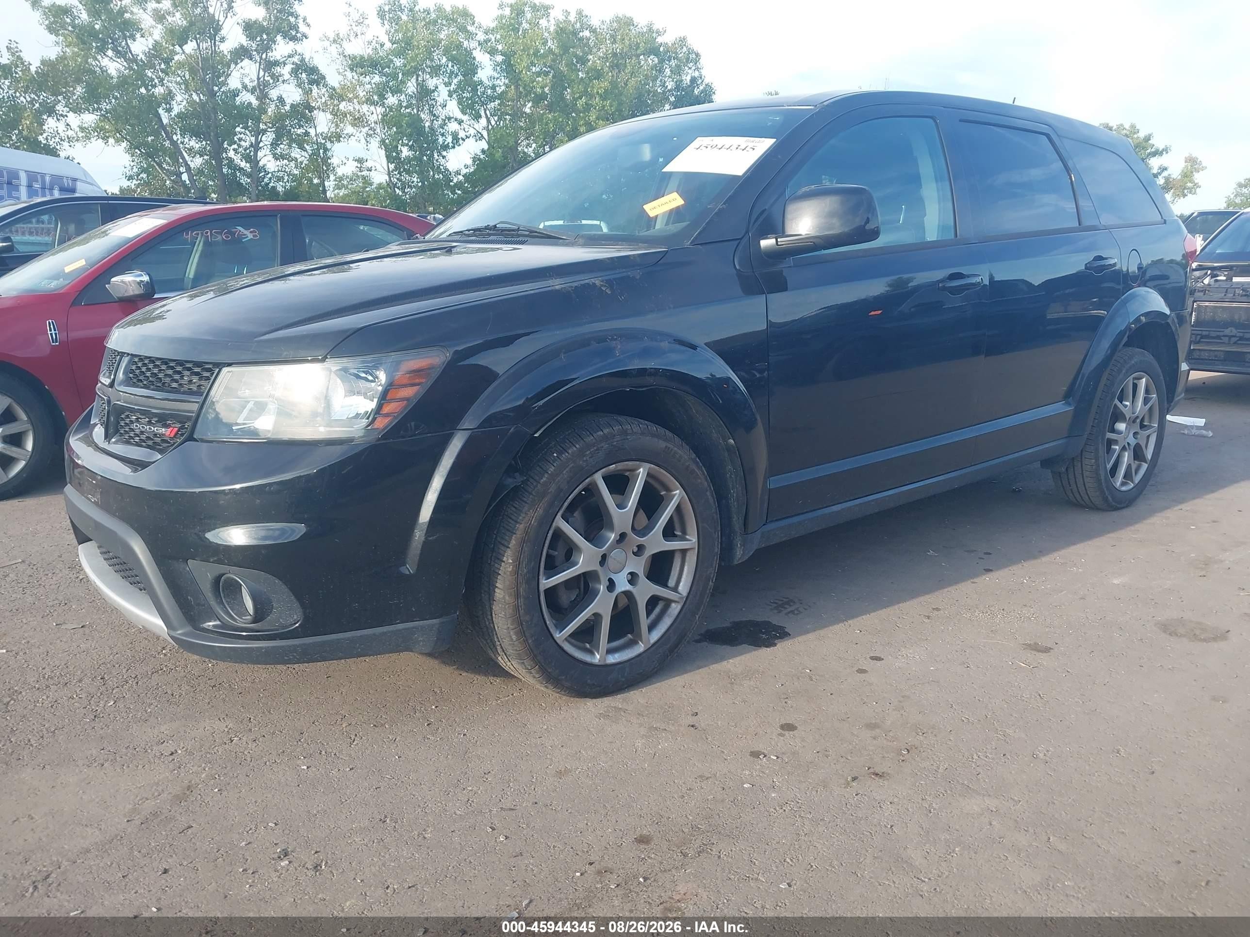 2012 Dodge Journey Crew Black vin: 3C4PDCDGXCT304889