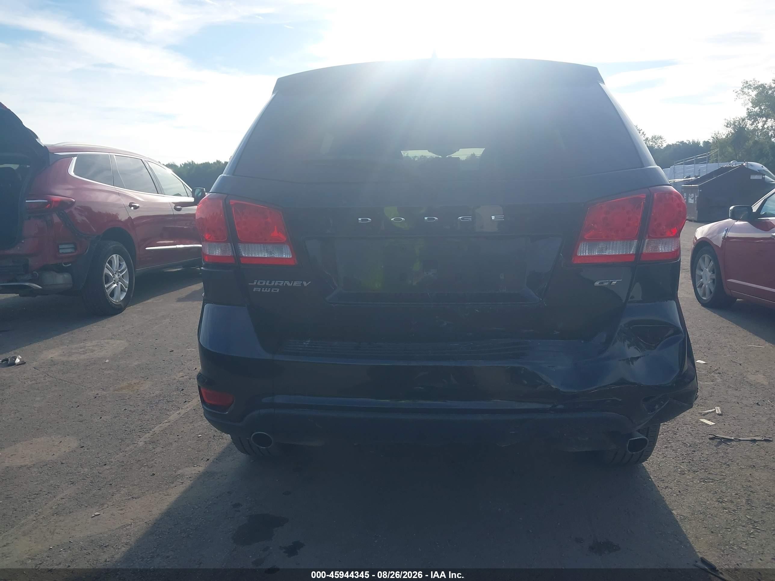 2012 Dodge Journey Crew Black vin: 3C4PDCDGXCT304889