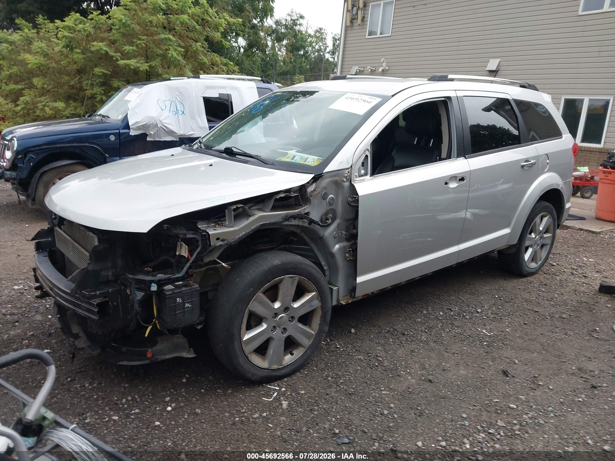 2012 Dodge Journey Crew Silver vin: 3C4PDCDGXCT369032