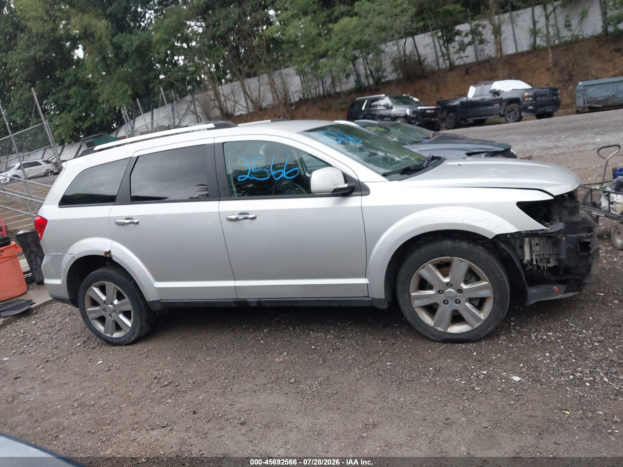 2012 Dodge Journey Crew Silver vin: 3C4PDCDGXCT369032