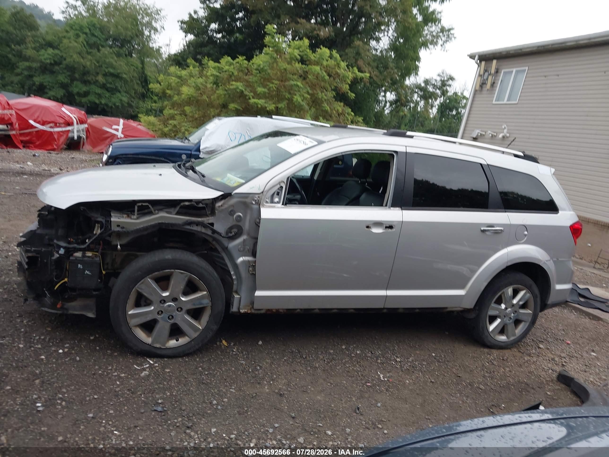 2012 Dodge Journey Crew Silver vin: 3C4PDCDGXCT369032