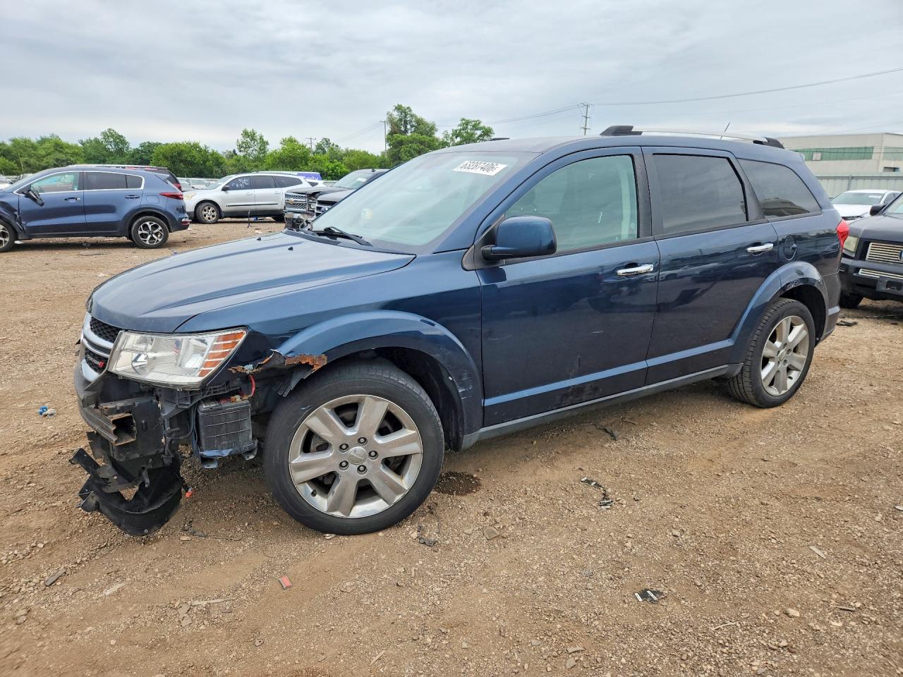 2013 Dodge Journey Crew Blue vin: 3C4PDCDGXDT668683