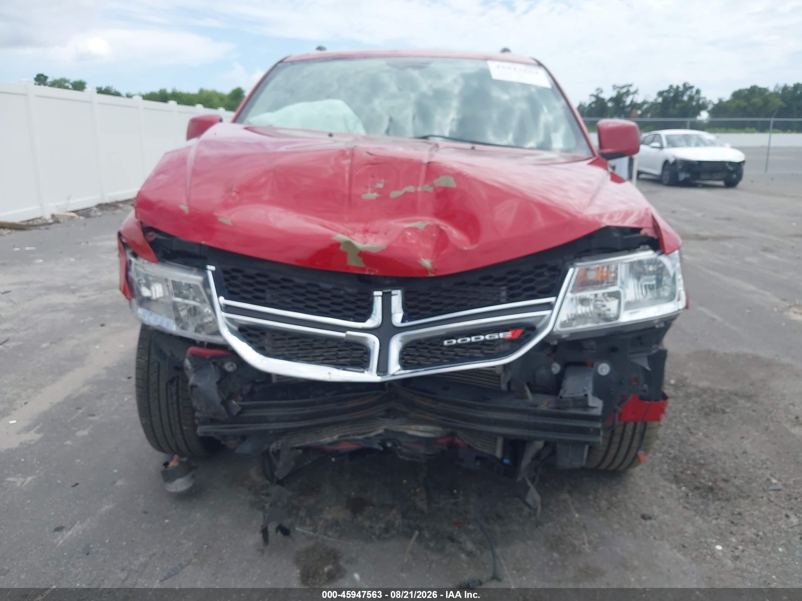 2014 Dodge Journey Limited Red vin: 3C4PDCDGXET237410