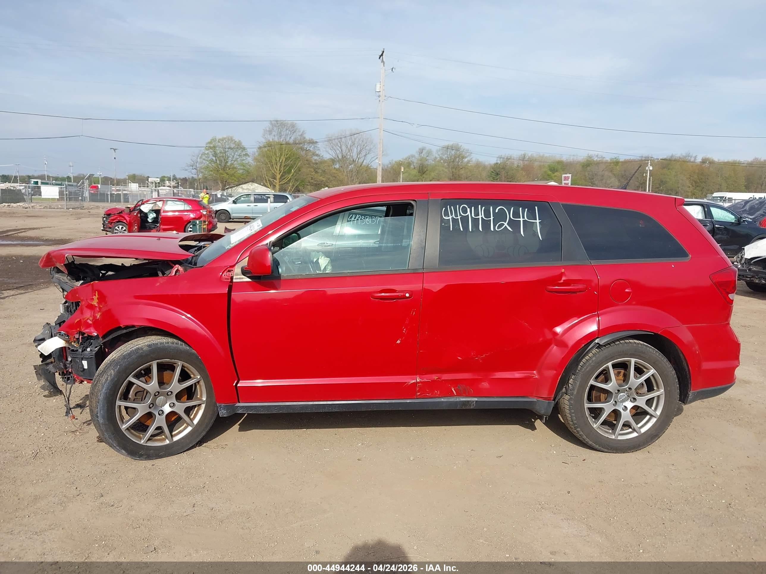 2014 Dodge Journey R/t Red vin: 3C4PDCEG0ET248799