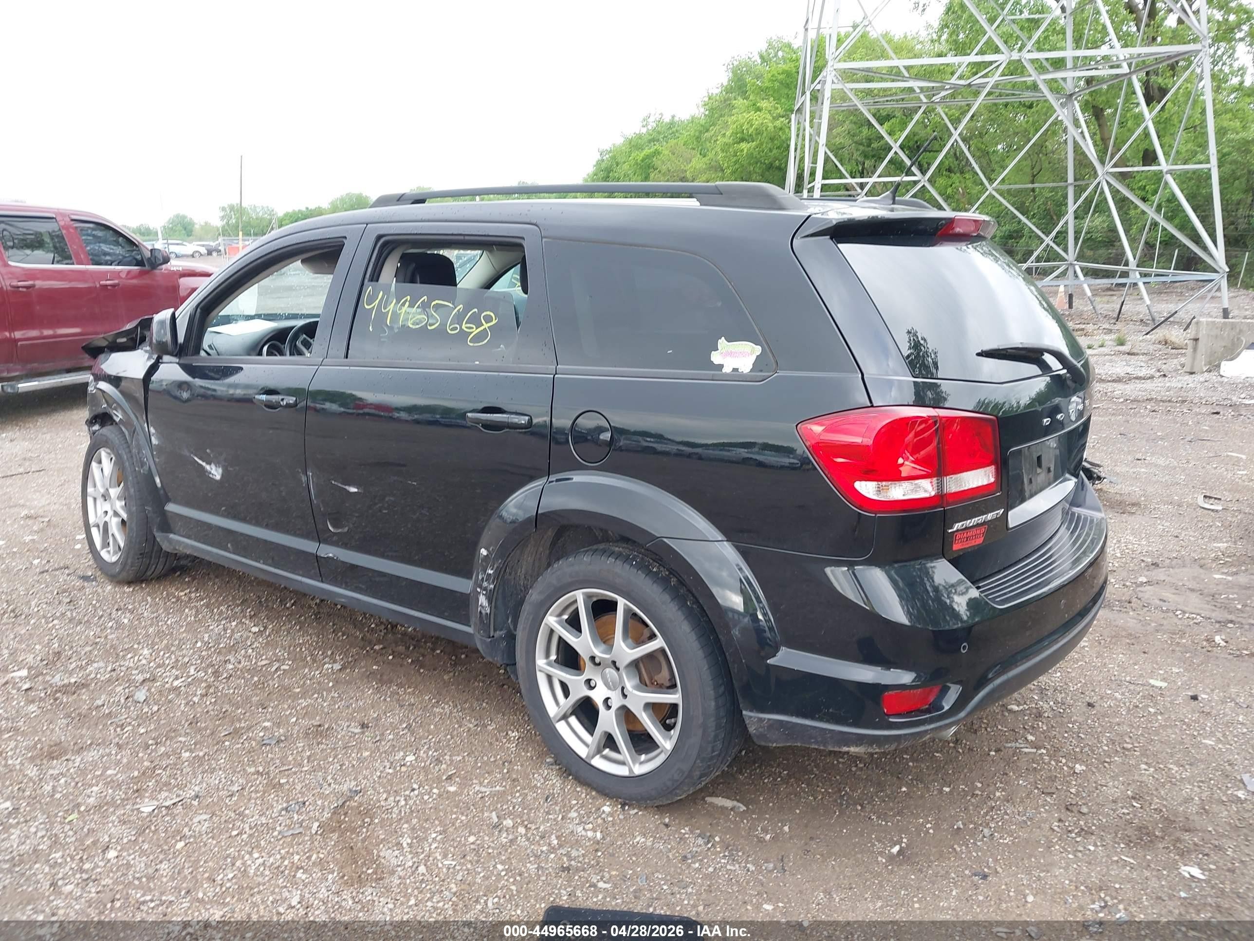 2014 Dodge Journey R/t Black vin: 3C4PDCEG0ET301131