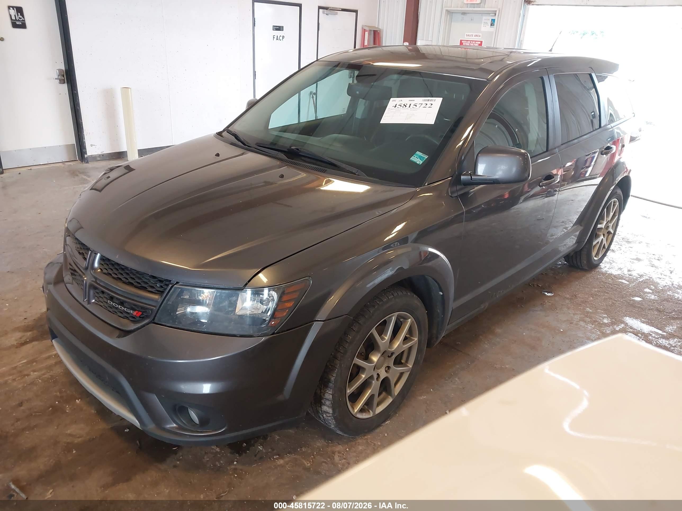 2015 Dodge Journey R/t Gray vin: 3C4PDCEG0FT654647