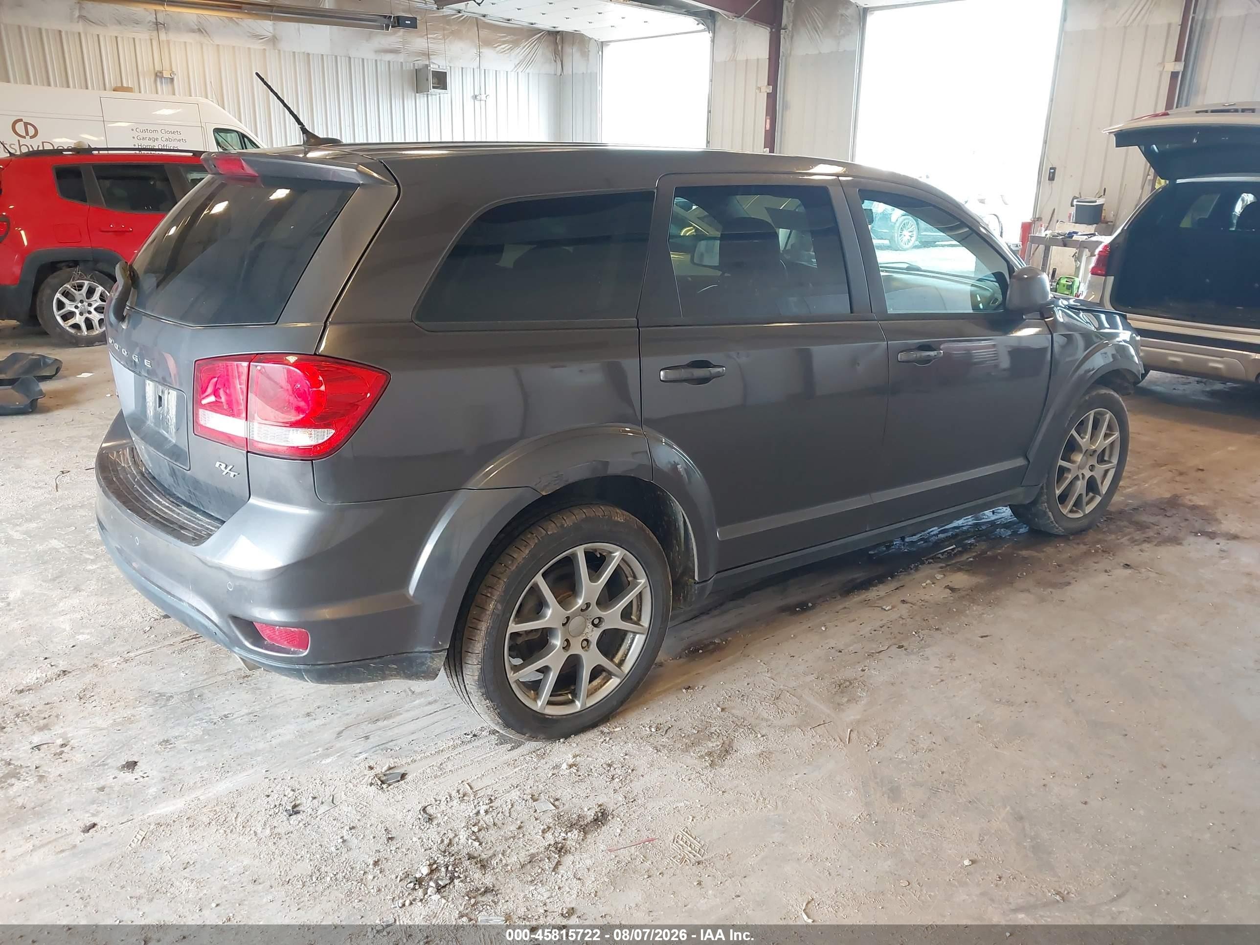2015 Dodge Journey R/t Gray vin: 3C4PDCEG0FT654647