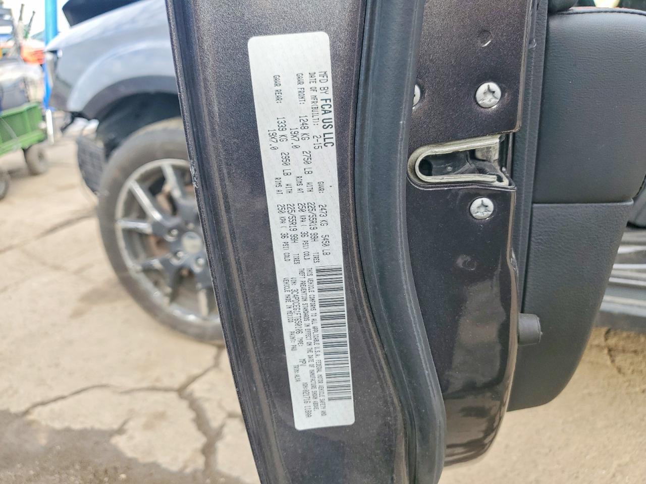 2015 Dodge Journey R/t Серый vin: 3C4PDCEG1FT650106