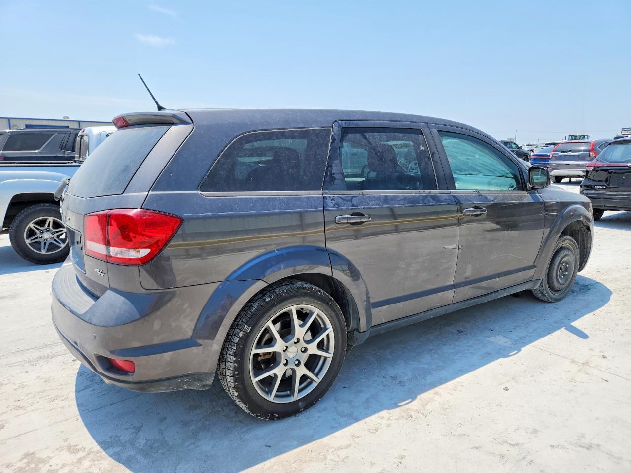 2014 Dodge Journey R/t Gray vin: 3C4PDCEG2ET237142
