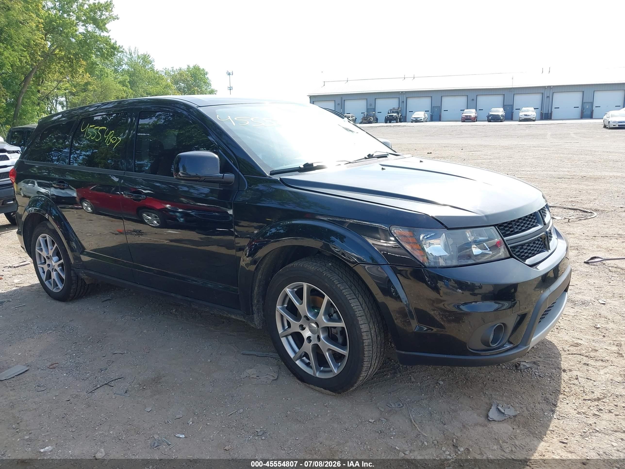 2014 Dodge Journey R/t Черный vin: 3C4PDCEG2ET303916