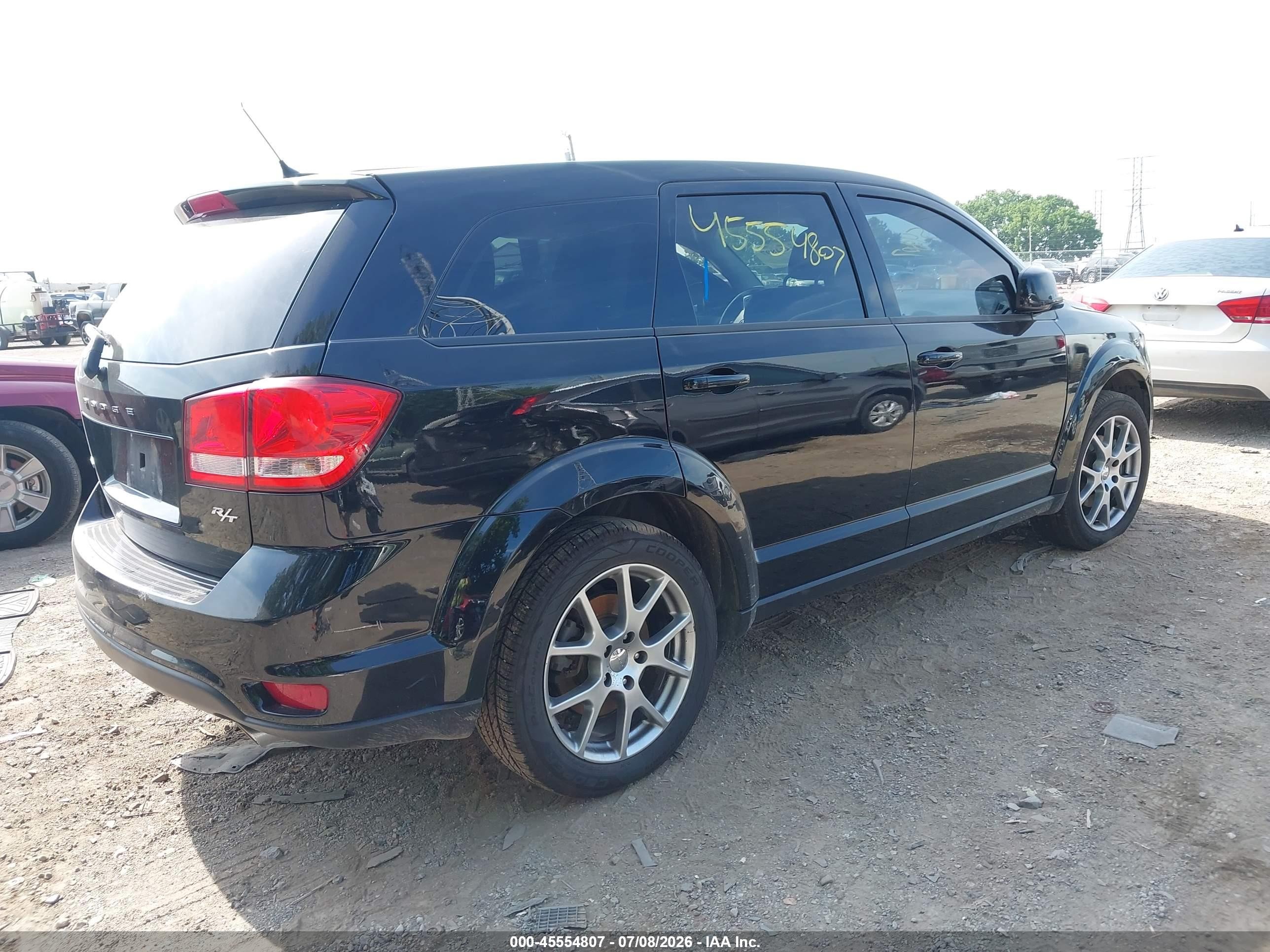2014 Dodge Journey R/t Черный vin: 3C4PDCEG2ET303916