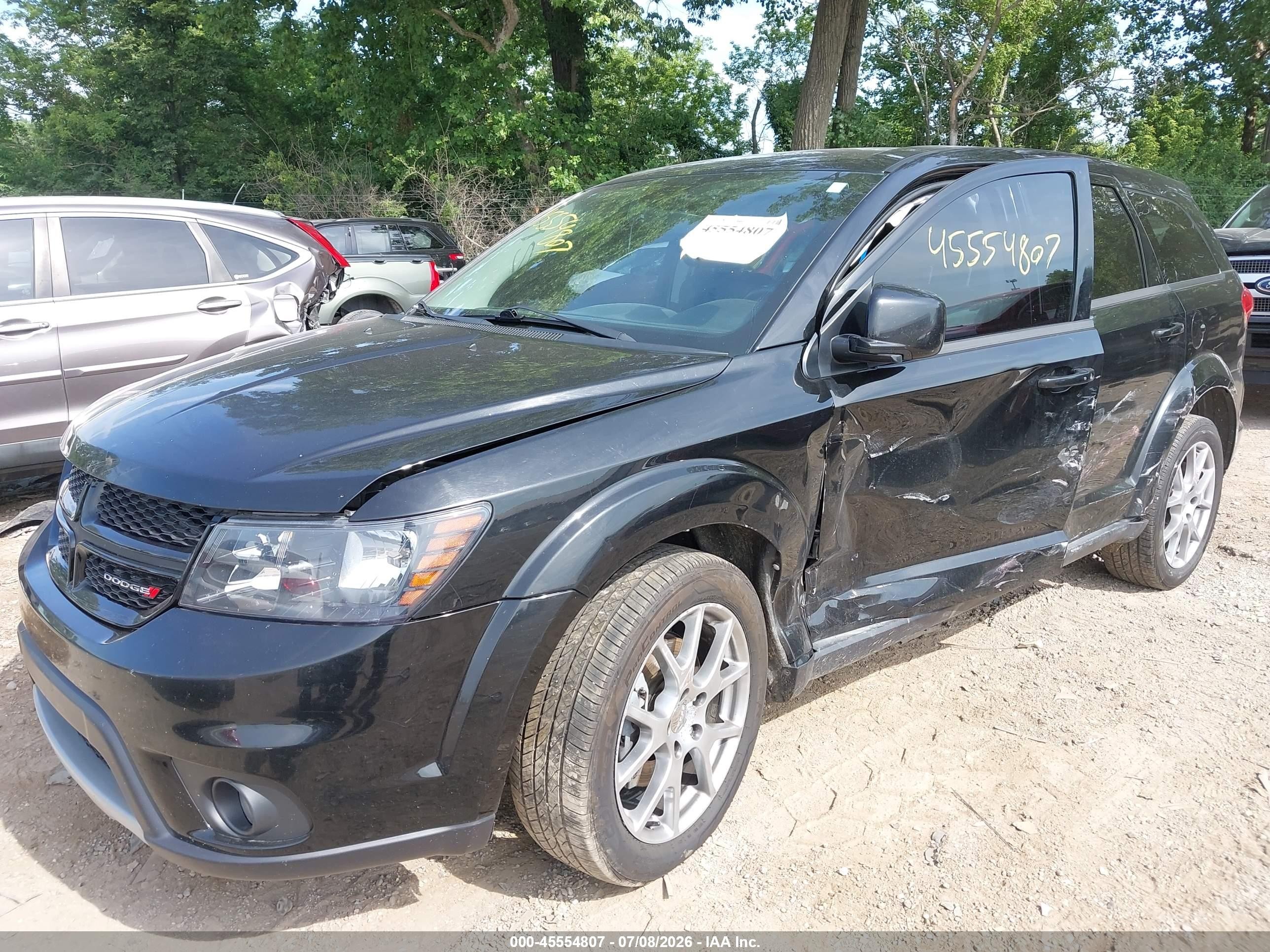 2014 Dodge Journey R/t Черный vin: 3C4PDCEG2ET303916