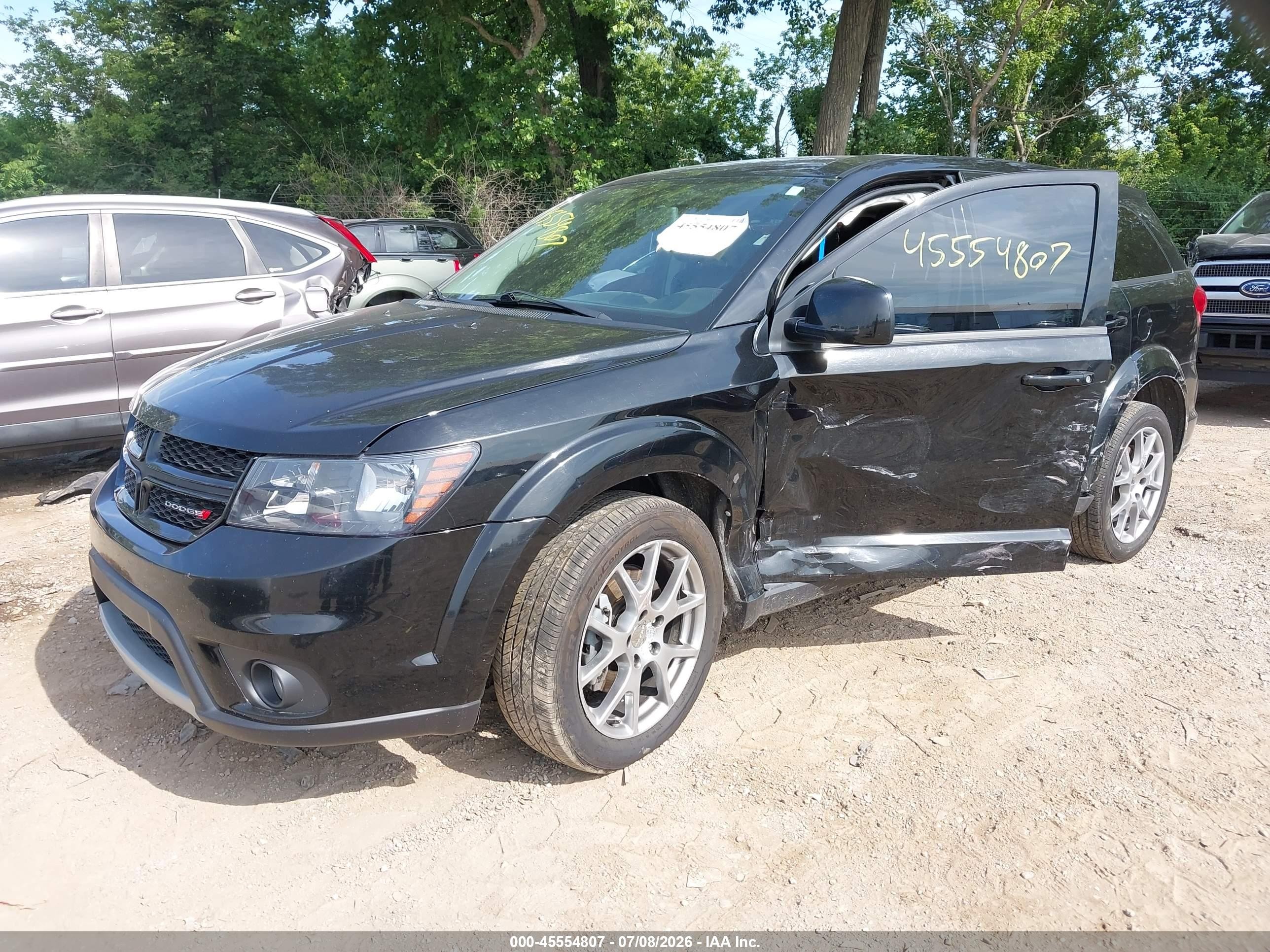 2014 Dodge Journey R/t Черный vin: 3C4PDCEG2ET303916