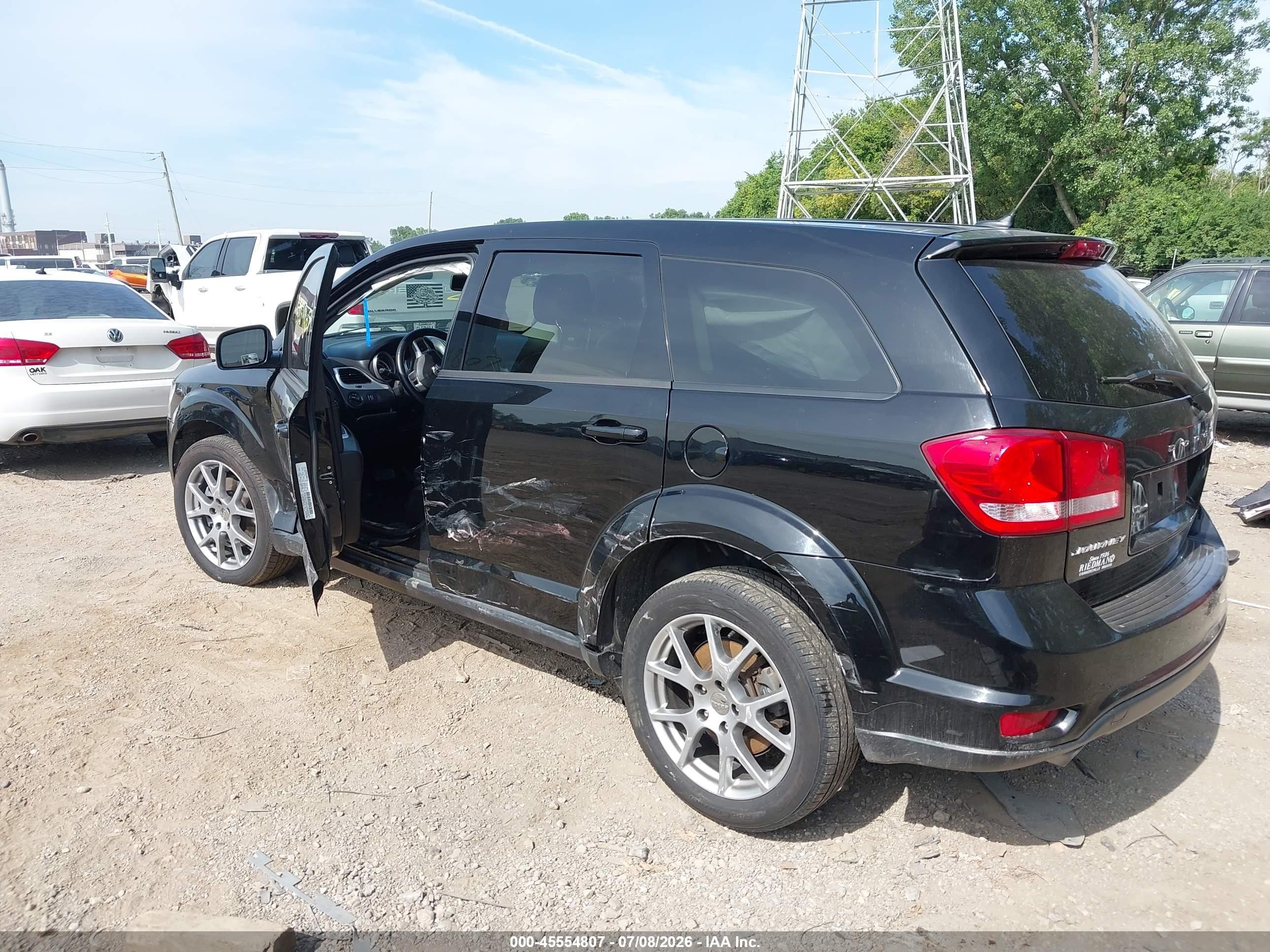 2014 Dodge Journey R/t Черный vin: 3C4PDCEG2ET303916