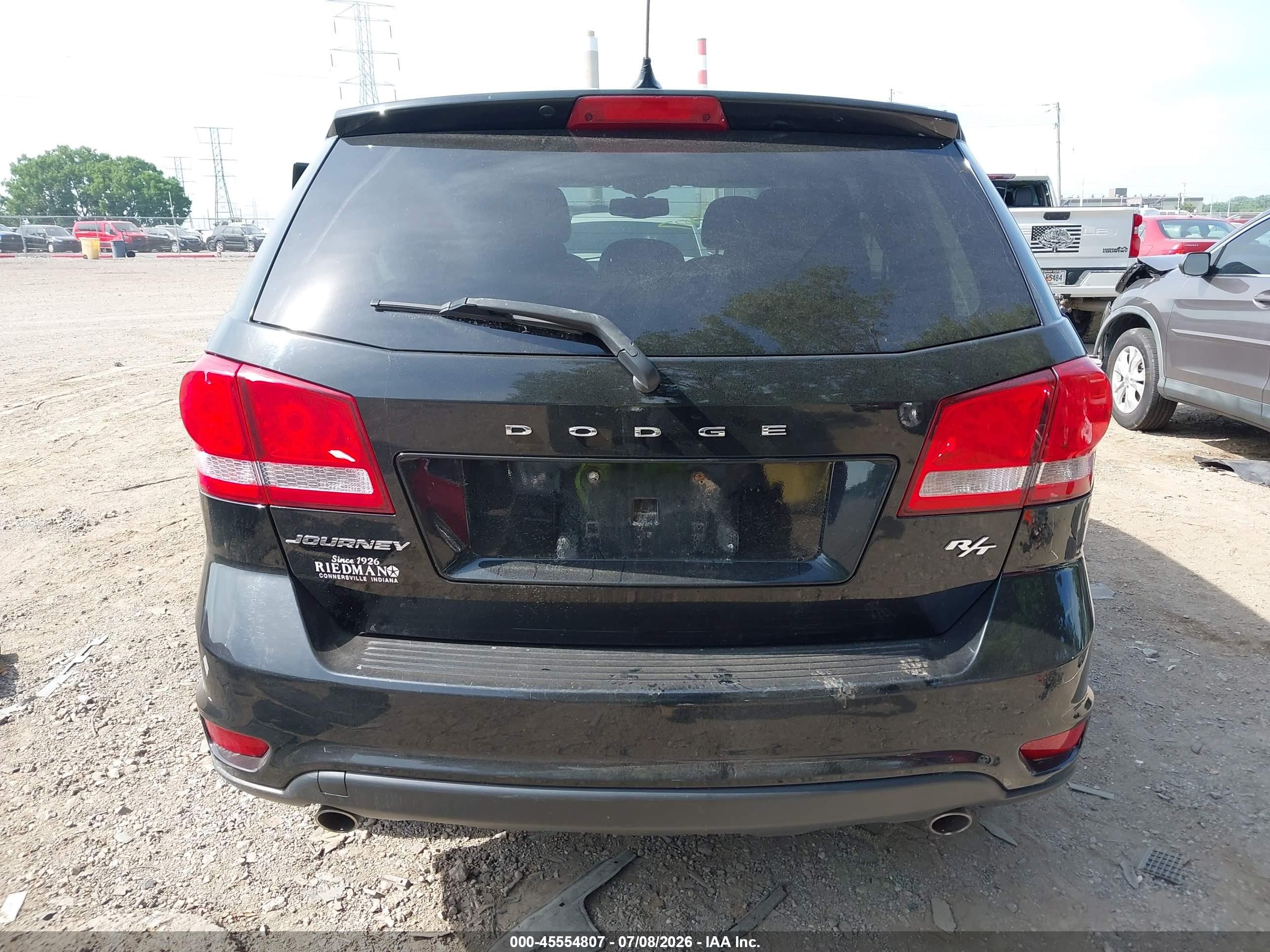 2014 Dodge Journey R/t Черный vin: 3C4PDCEG2ET303916