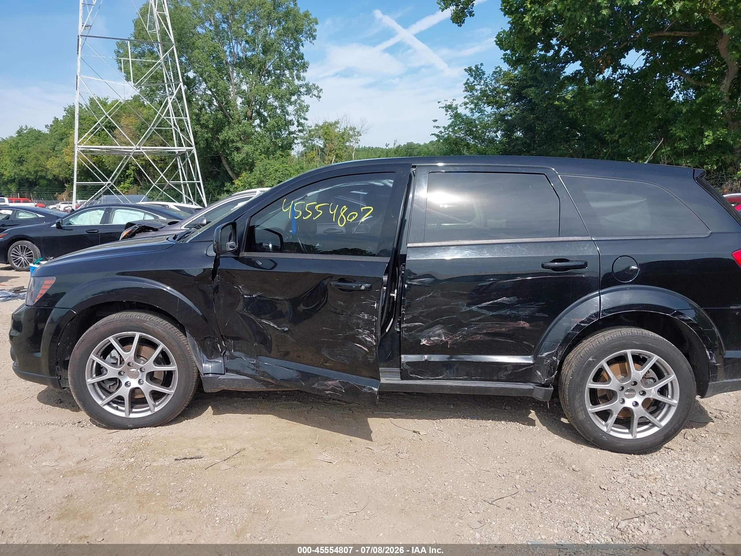 2014 Dodge Journey R/t Черный vin: 3C4PDCEG2ET303916