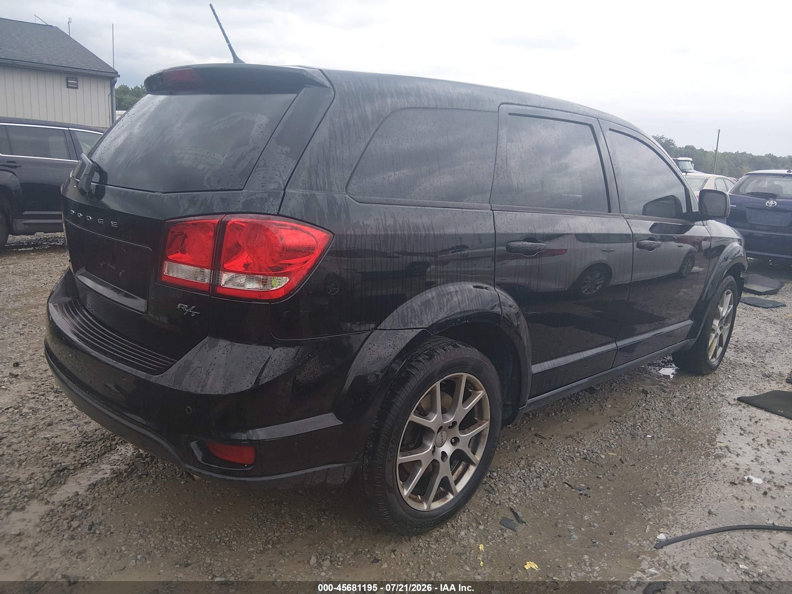 2015 Dodge Journey R/t Черный vin: 3C4PDCEG2FT753289