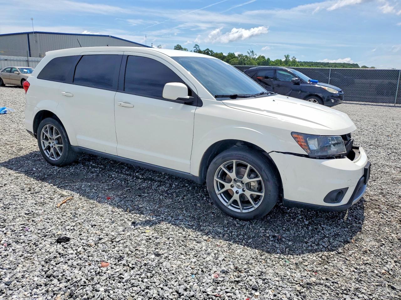 2018 Dodge Journey Gt White vin: 3C4PDCEG2JT380585