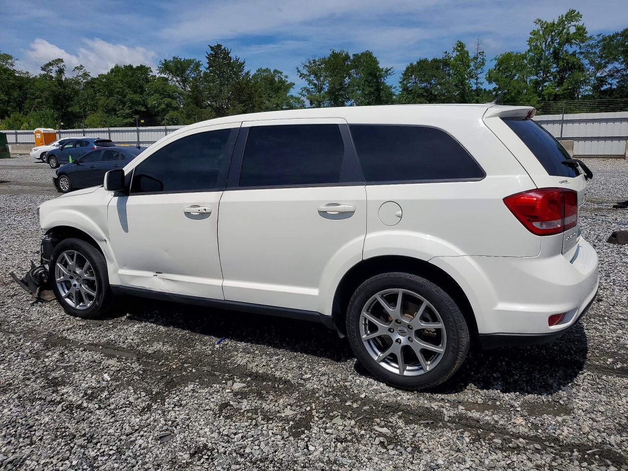2018 Dodge Journey Gt White vin: 3C4PDCEG2JT380585