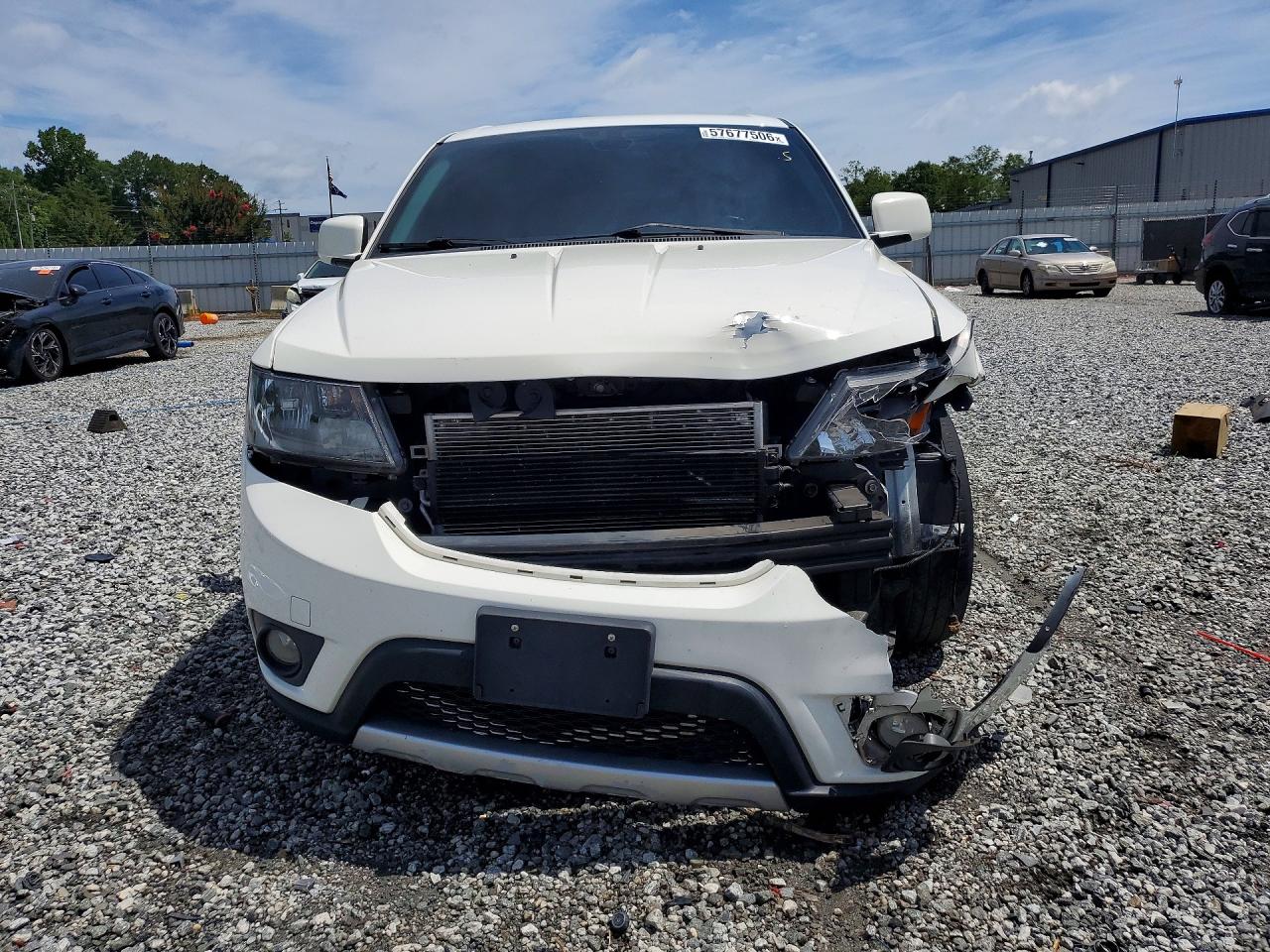 2018 Dodge Journey Gt White vin: 3C4PDCEG2JT380585