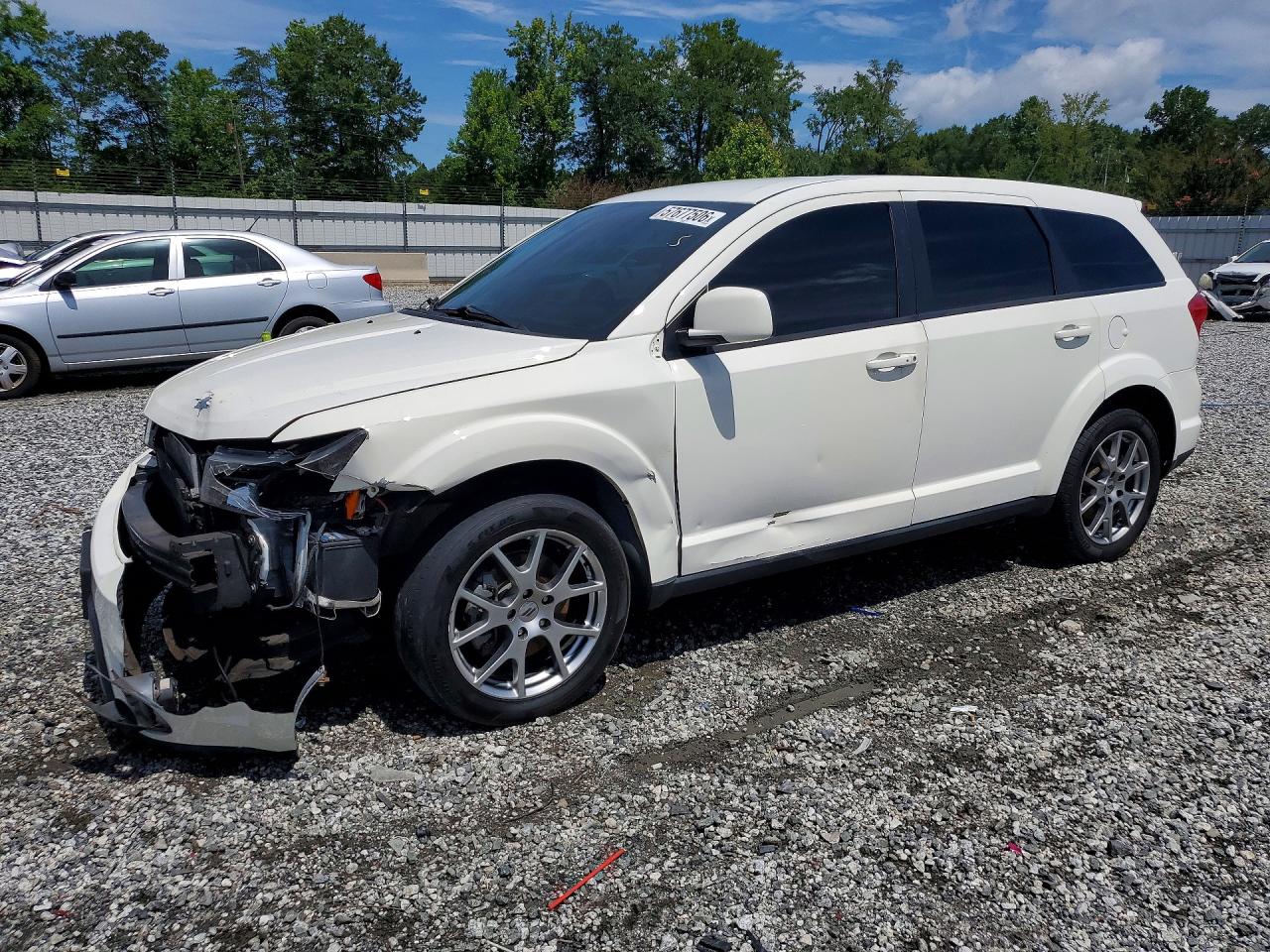 2018 Dodge Journey Gt White vin: 3C4PDCEG2JT380585