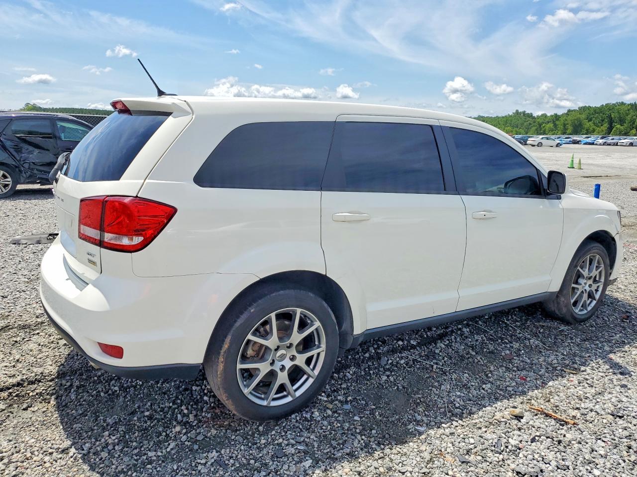 2018 Dodge Journey Gt White vin: 3C4PDCEG2JT380585