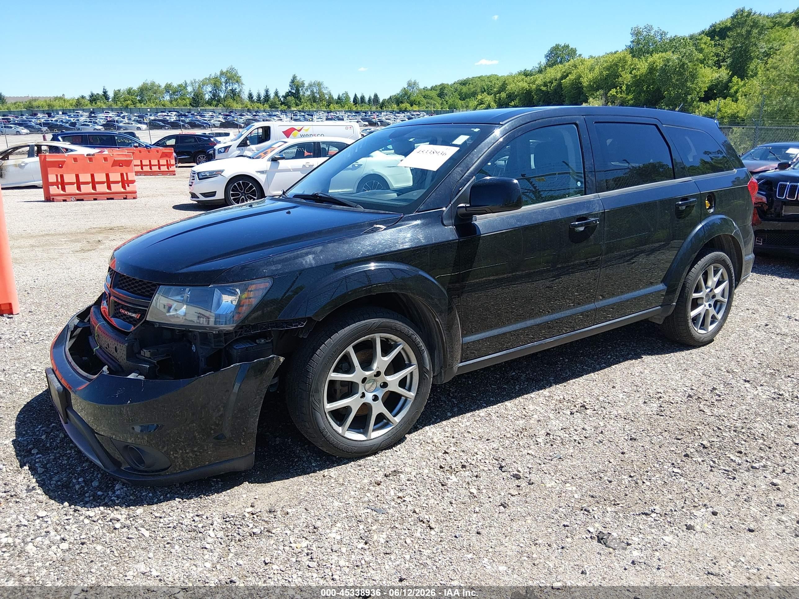 2014 Dodge Journey R/t Black vin: 3C4PDCEG3ET202089