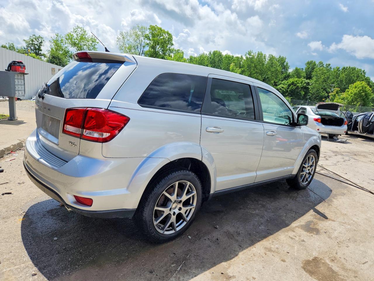 2014 Dodge Journey R Silver vin: 3C4PDCEG3ET308073