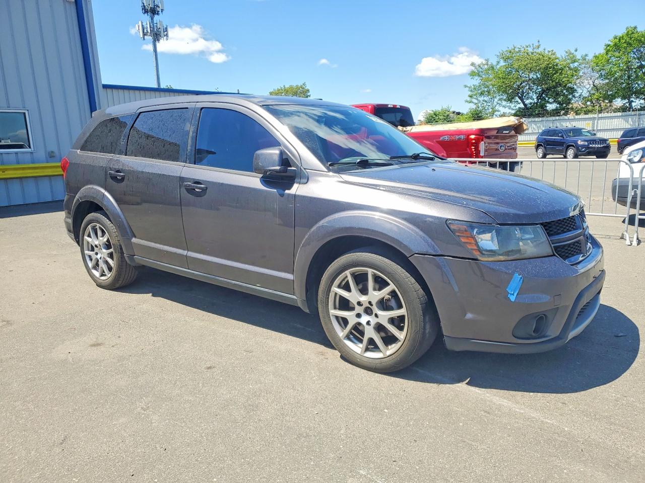 2015 Dodge Journey R Gray vin: 3C4PDCEG3FT686783