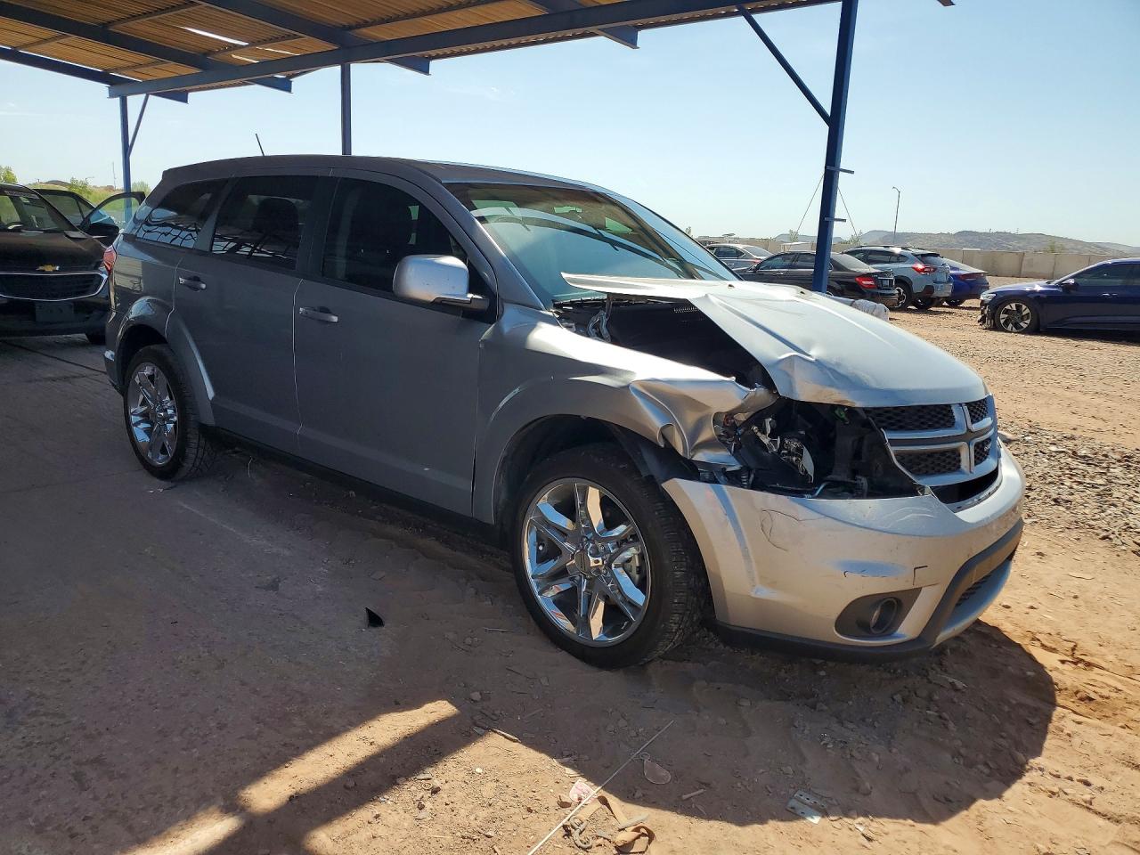 2018 Dodge Journey Gt Silver vin: 3C4PDCEG3JT187099