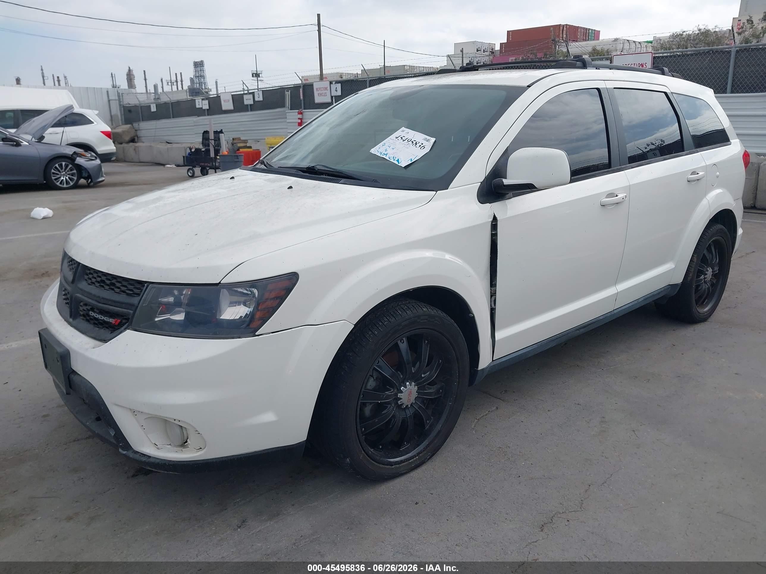 2014 Dodge Journey R/t White vin: 3C4PDCEG4ET139097