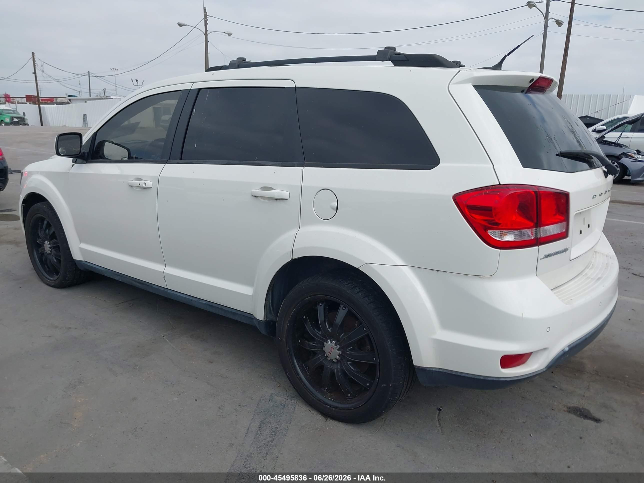 2014 Dodge Journey R/t White vin: 3C4PDCEG4ET139097