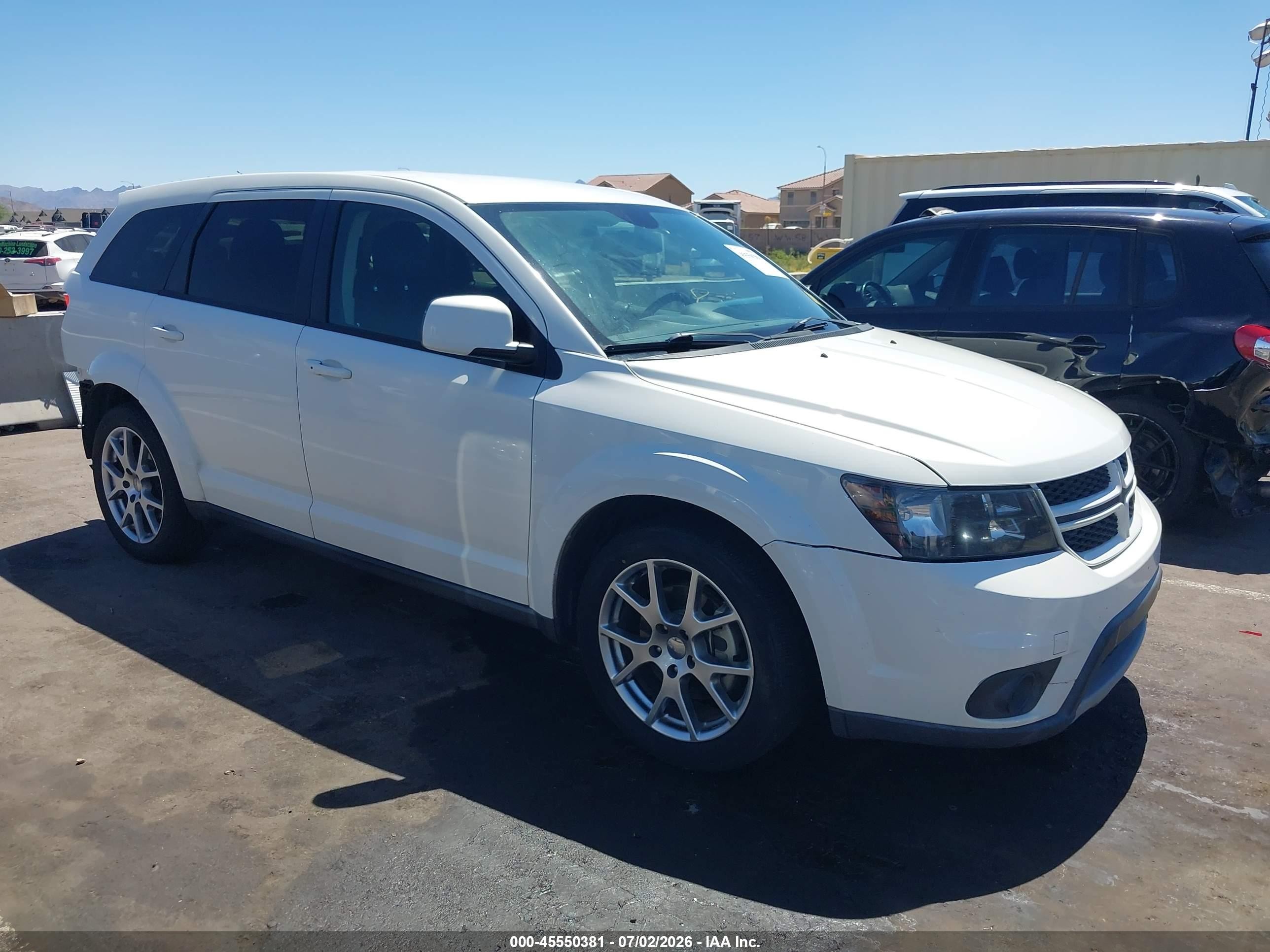 2014 Dodge Journey R/t White vin: 3C4PDCEG4ET152819