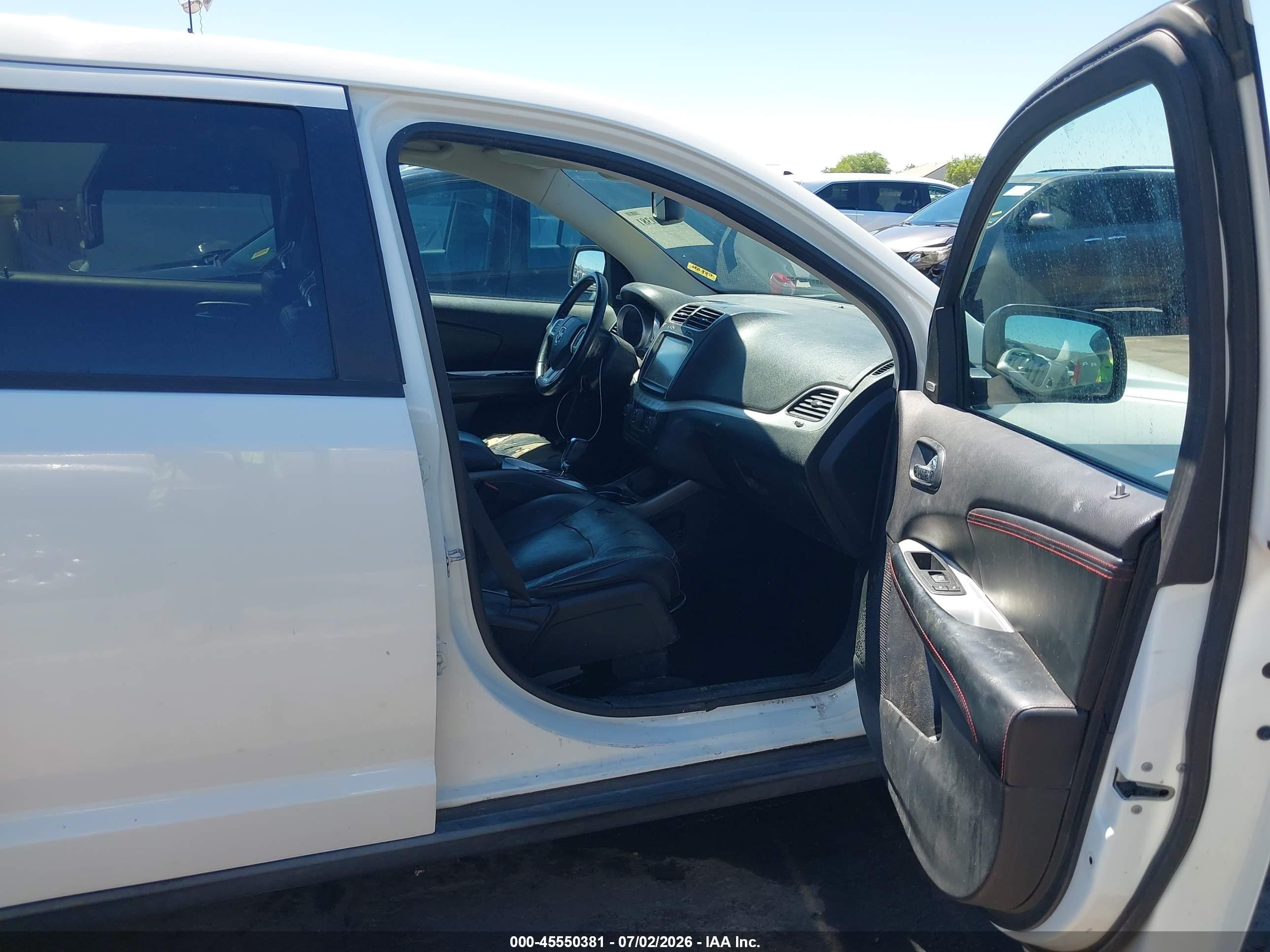 2014 Dodge Journey R/t White vin: 3C4PDCEG4ET152819