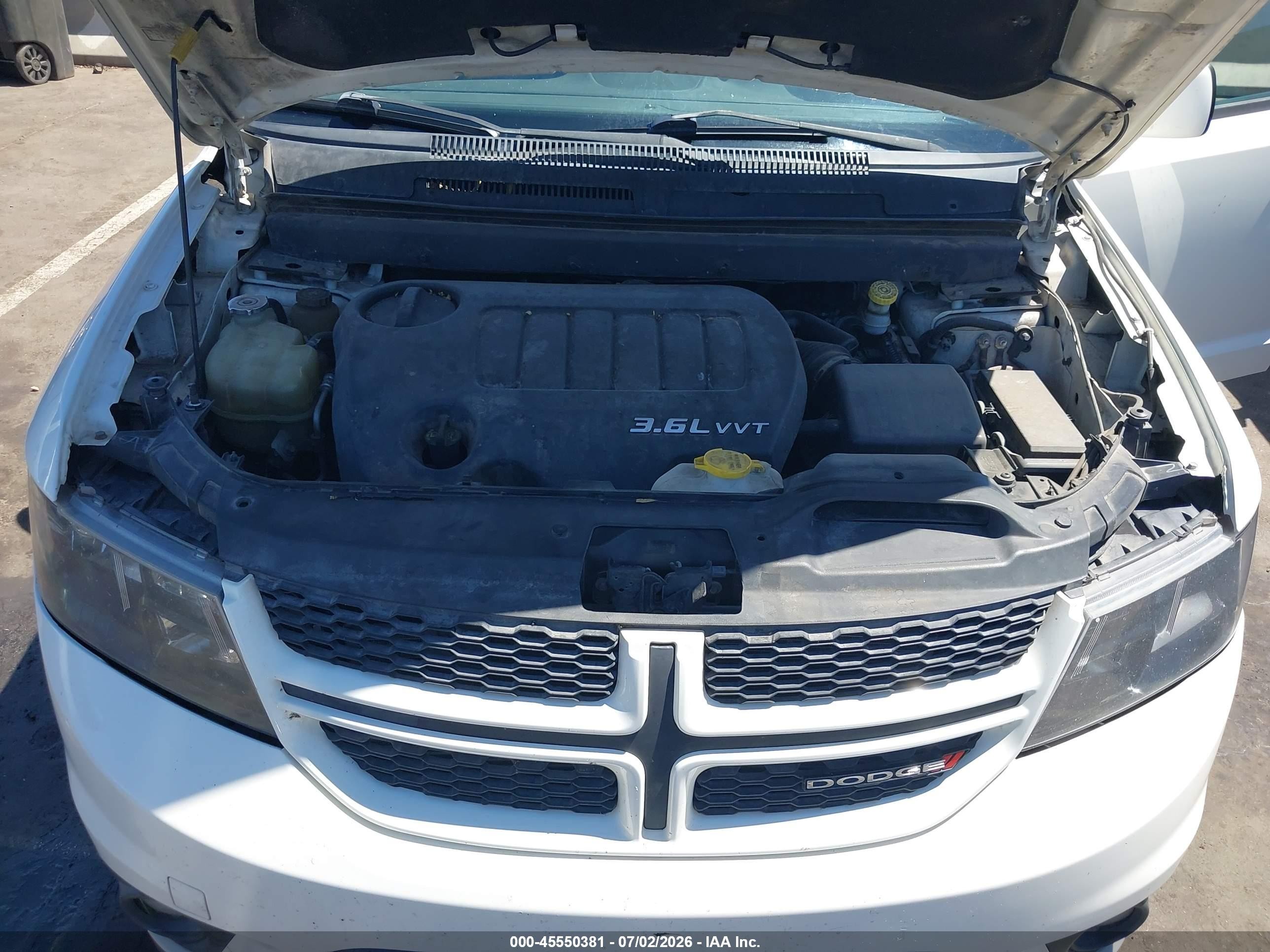 2014 Dodge Journey R/t White vin: 3C4PDCEG4ET152819
