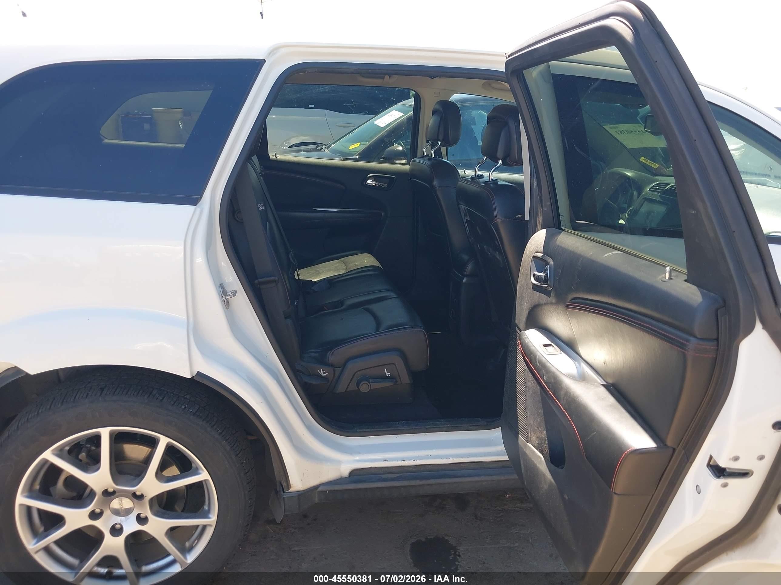 2014 Dodge Journey R/t White vin: 3C4PDCEG4ET152819
