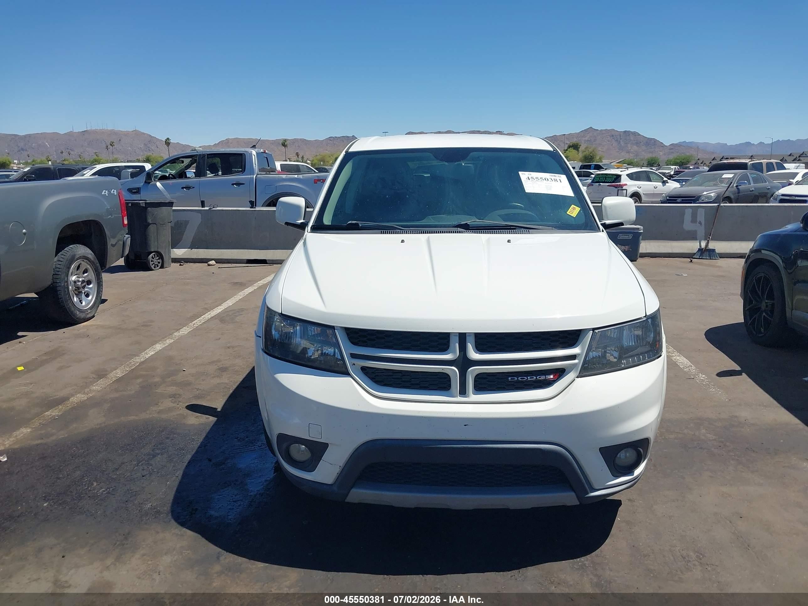 2014 Dodge Journey R/t White vin: 3C4PDCEG4ET152819