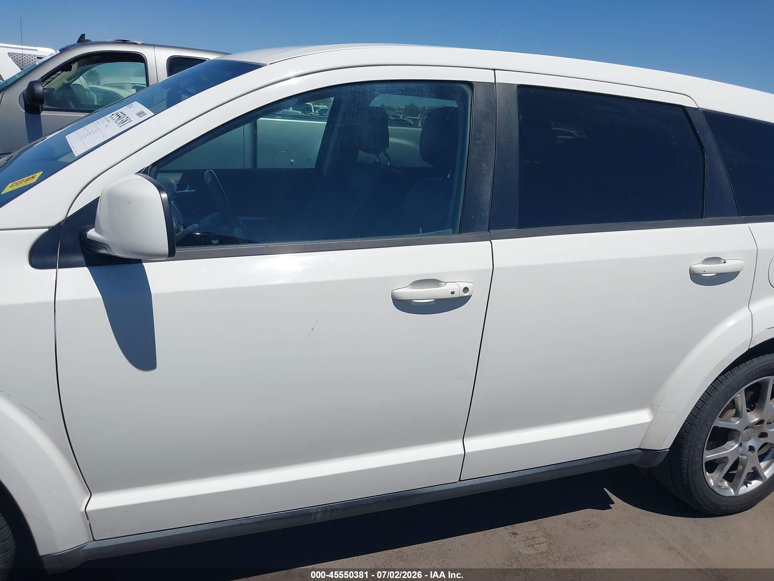 2014 Dodge Journey R/t White vin: 3C4PDCEG4ET152819
