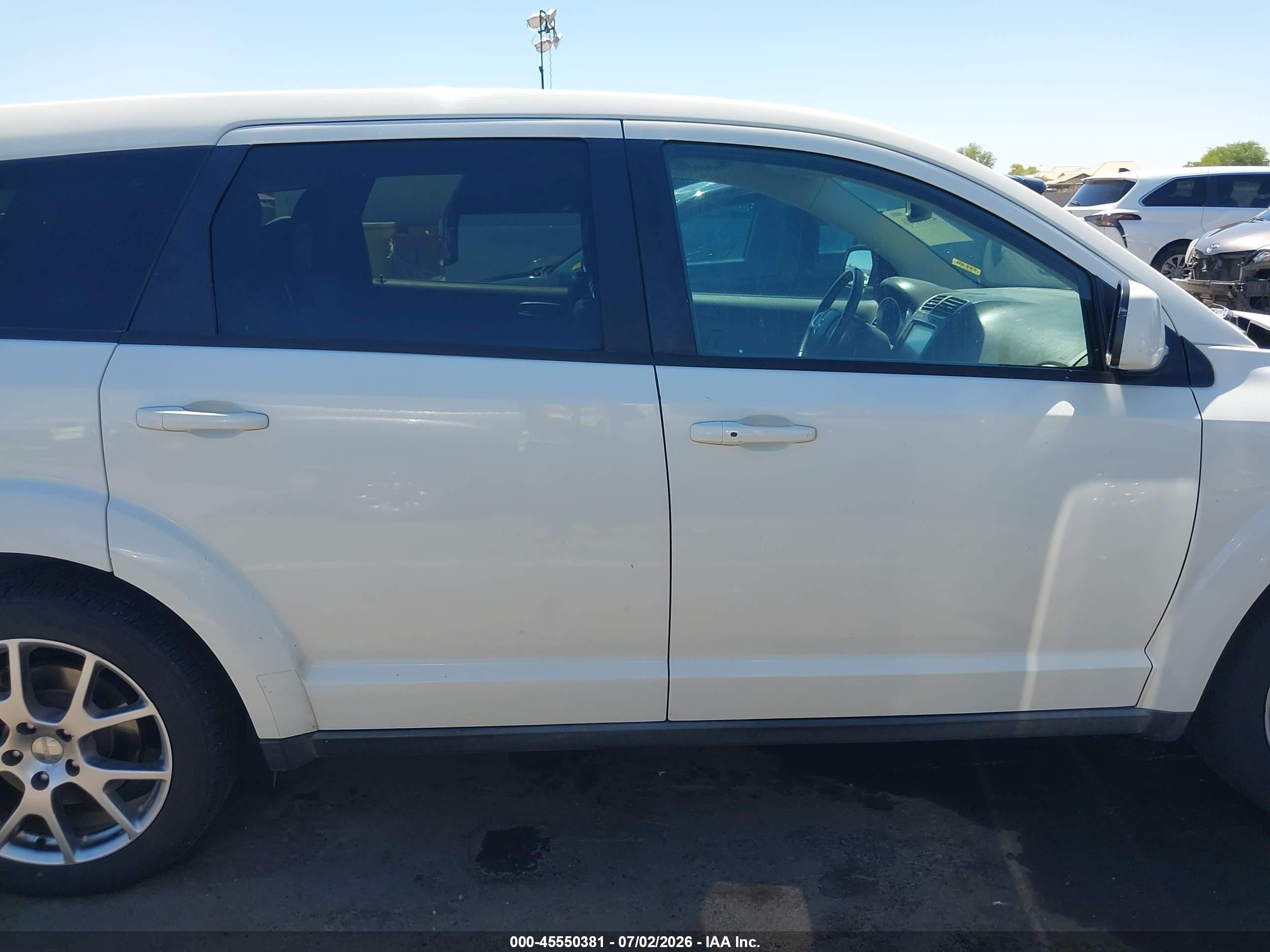 2014 Dodge Journey R/t White vin: 3C4PDCEG4ET152819