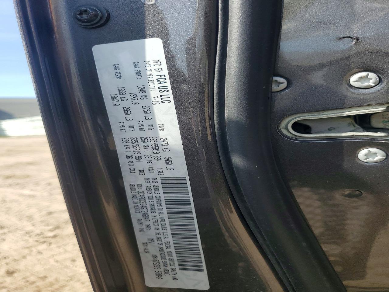 2016 Dodge Journey R Charcoal vin: 3C4PDCEG4GT246847
