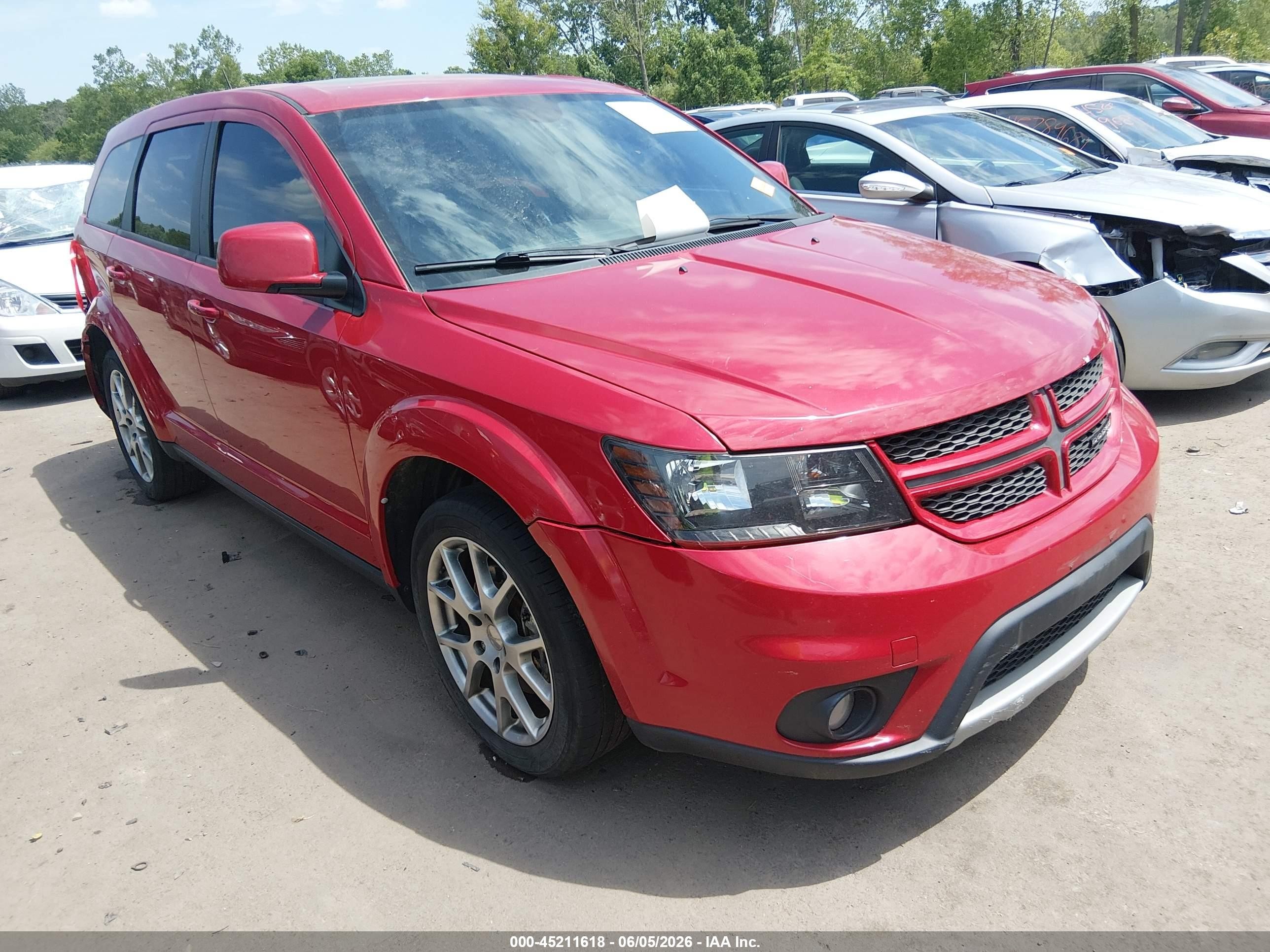 2015 Dodge Journey R/t Red vin: 3C4PDCEG5FT553927