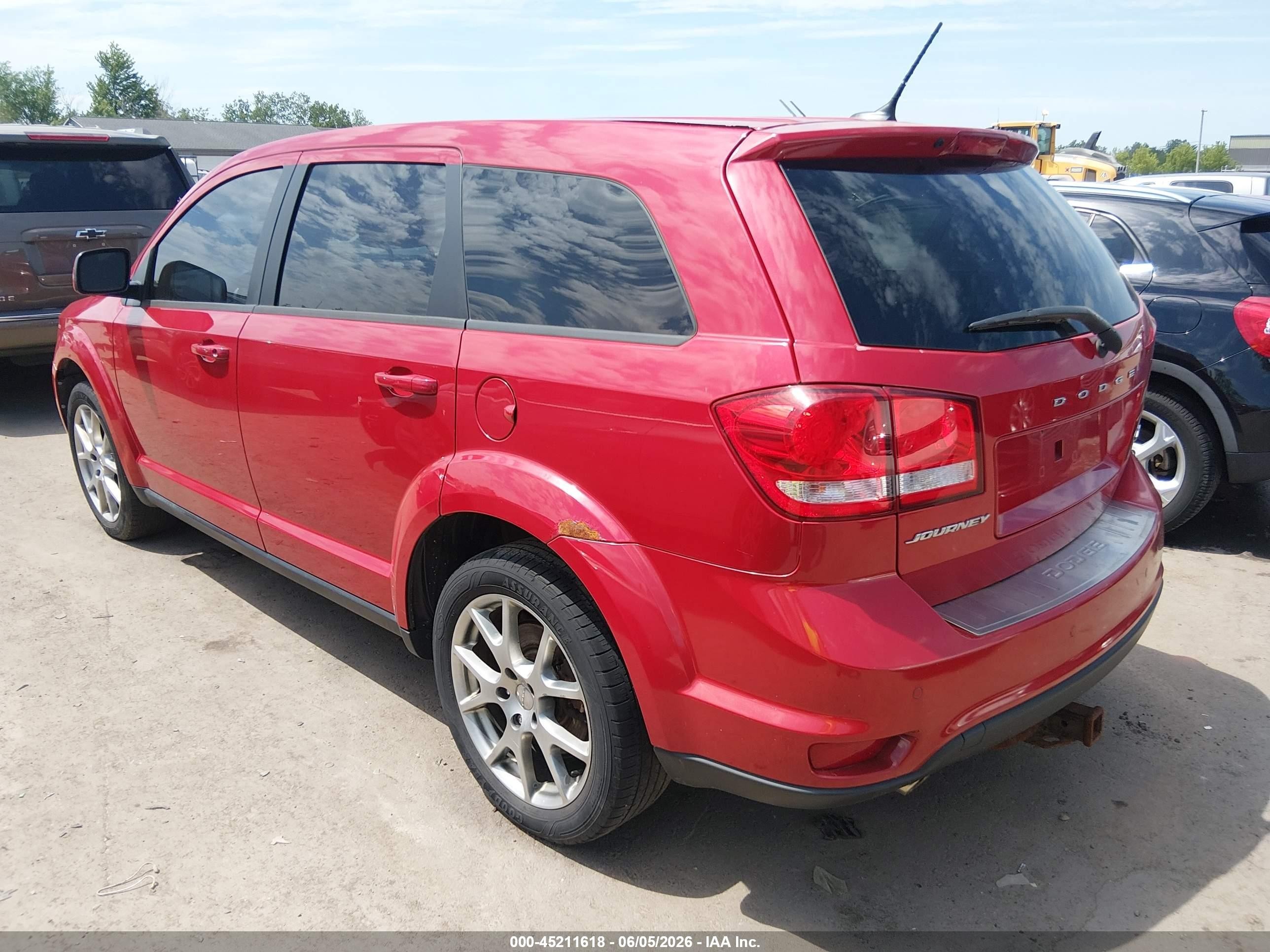 2015 Dodge Journey R/t Red vin: 3C4PDCEG5FT553927
