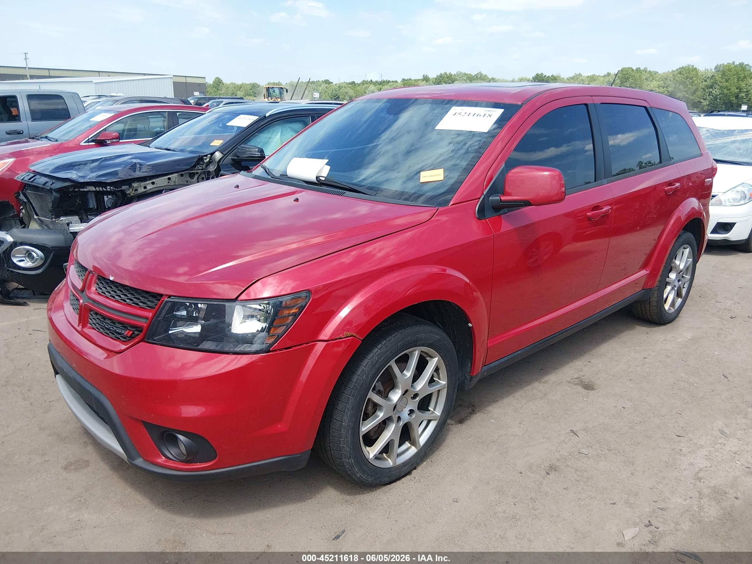 2015 Dodge Journey R/t Red vin: 3C4PDCEG5FT553927