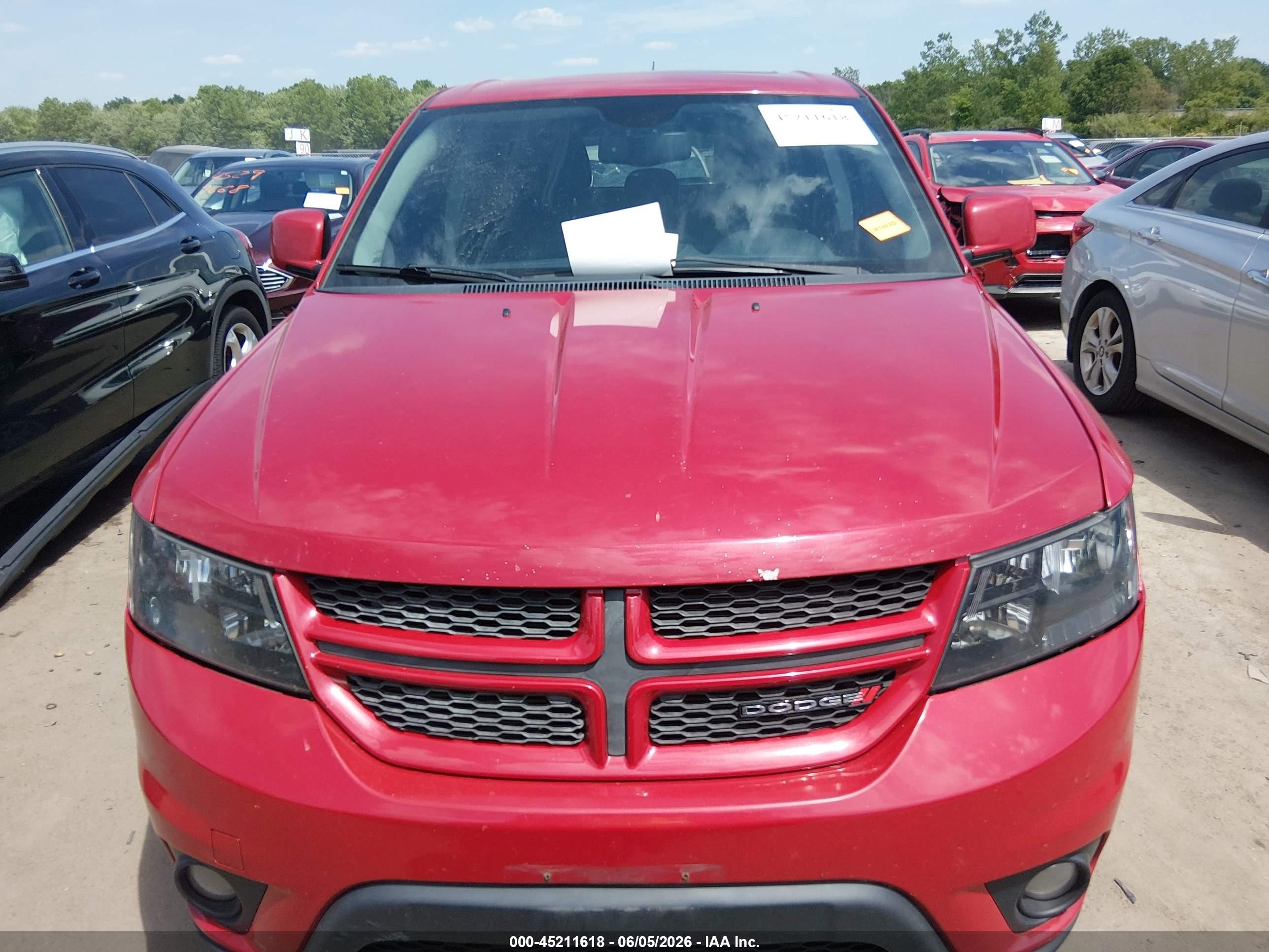 2015 Dodge Journey R/t Red vin: 3C4PDCEG5FT553927