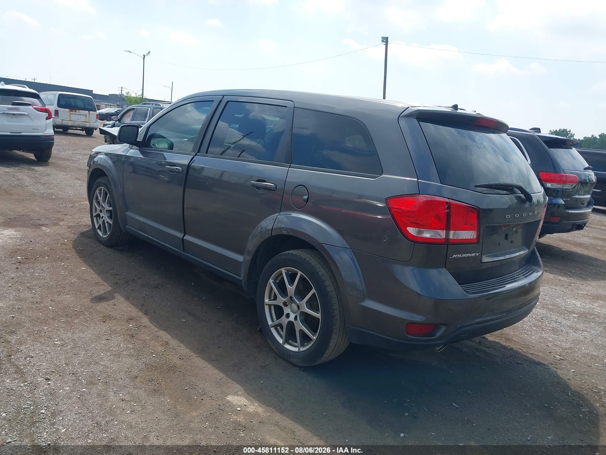 2015 Dodge Journey R/t Gray vin: 3C4PDCEG5FT632708
