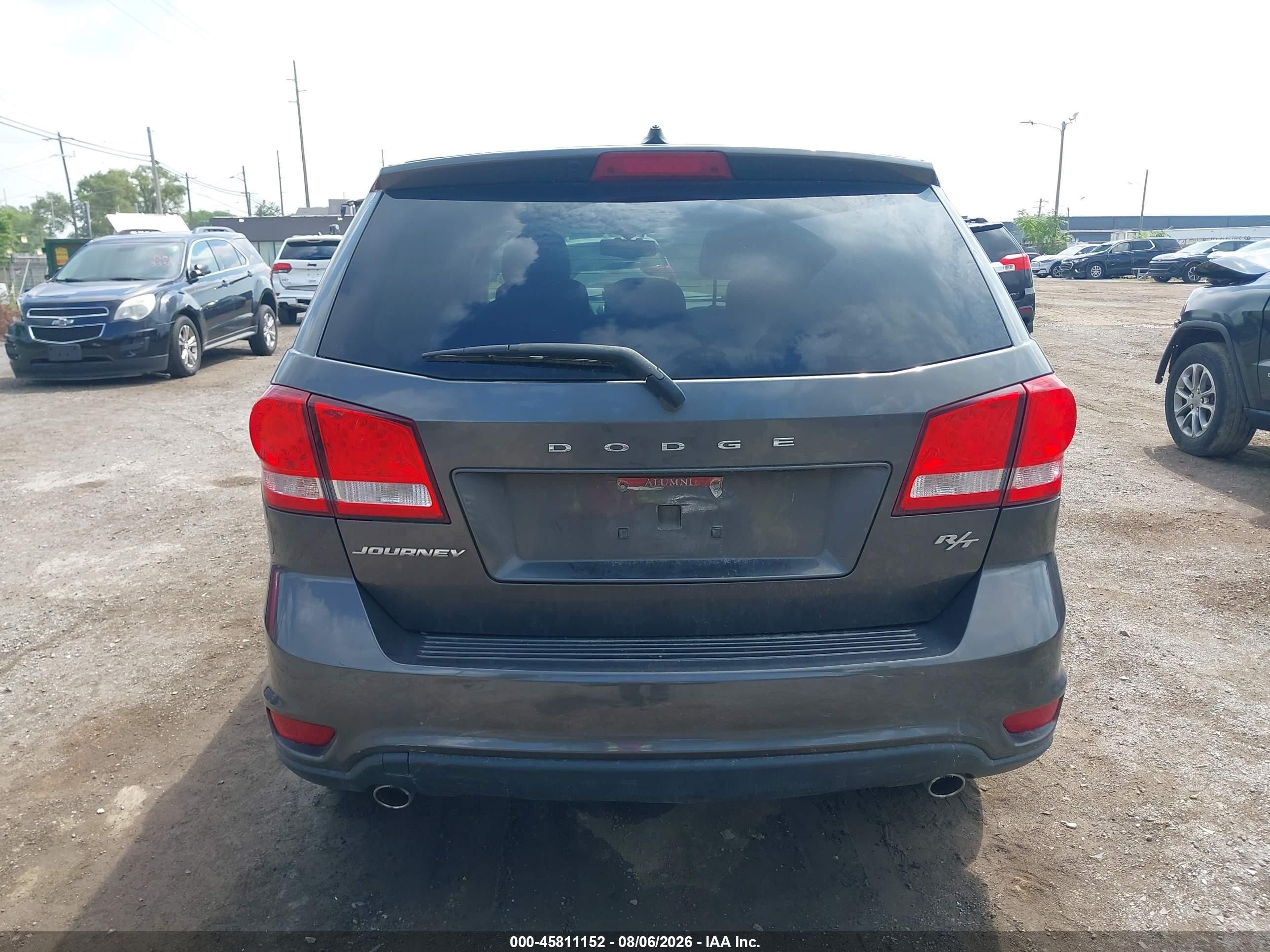 2015 Dodge Journey R/t Gray vin: 3C4PDCEG5FT632708