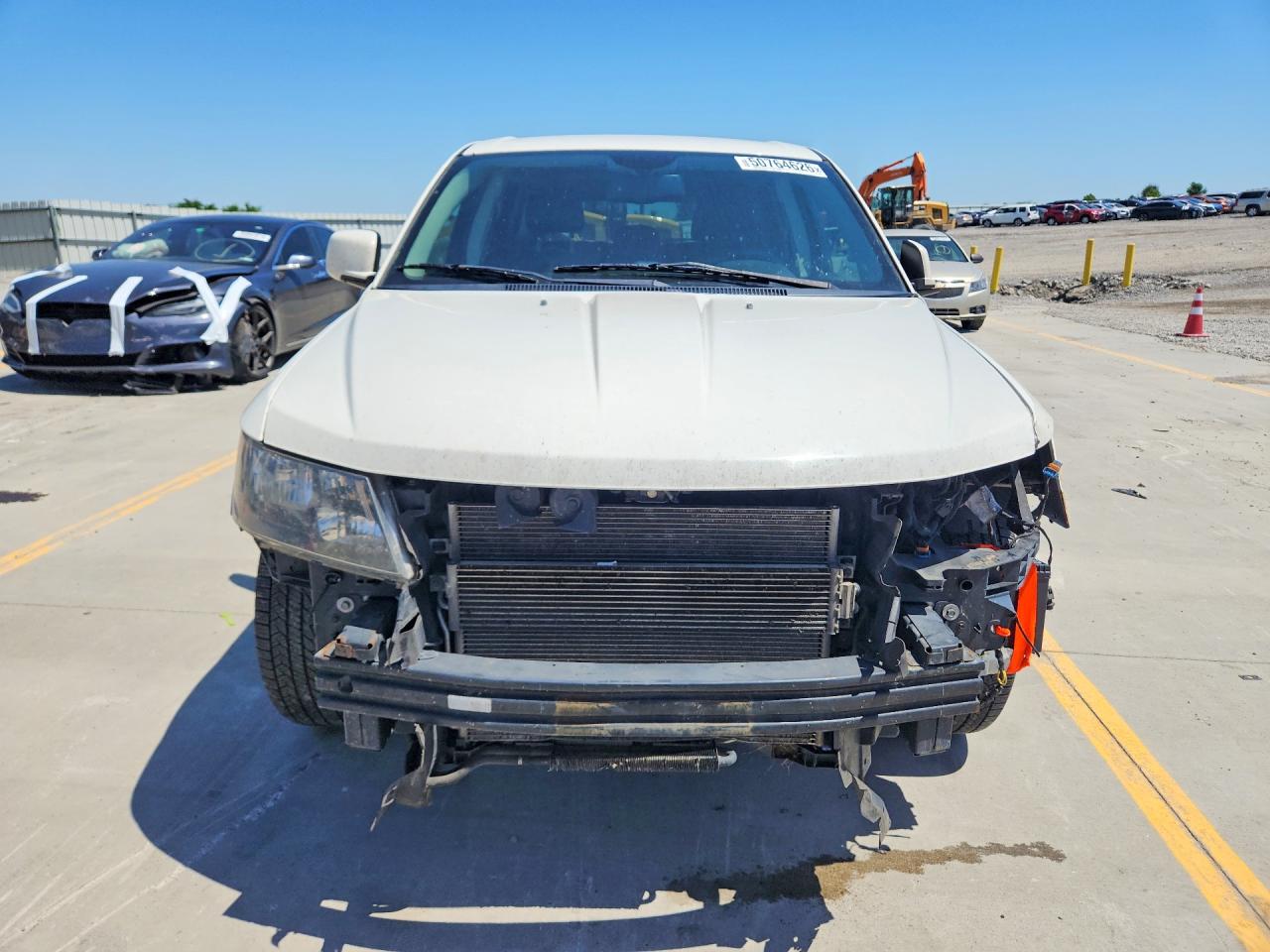 2015 Dodge Journey Gt White vin: 3C4PDCEG5FT637505